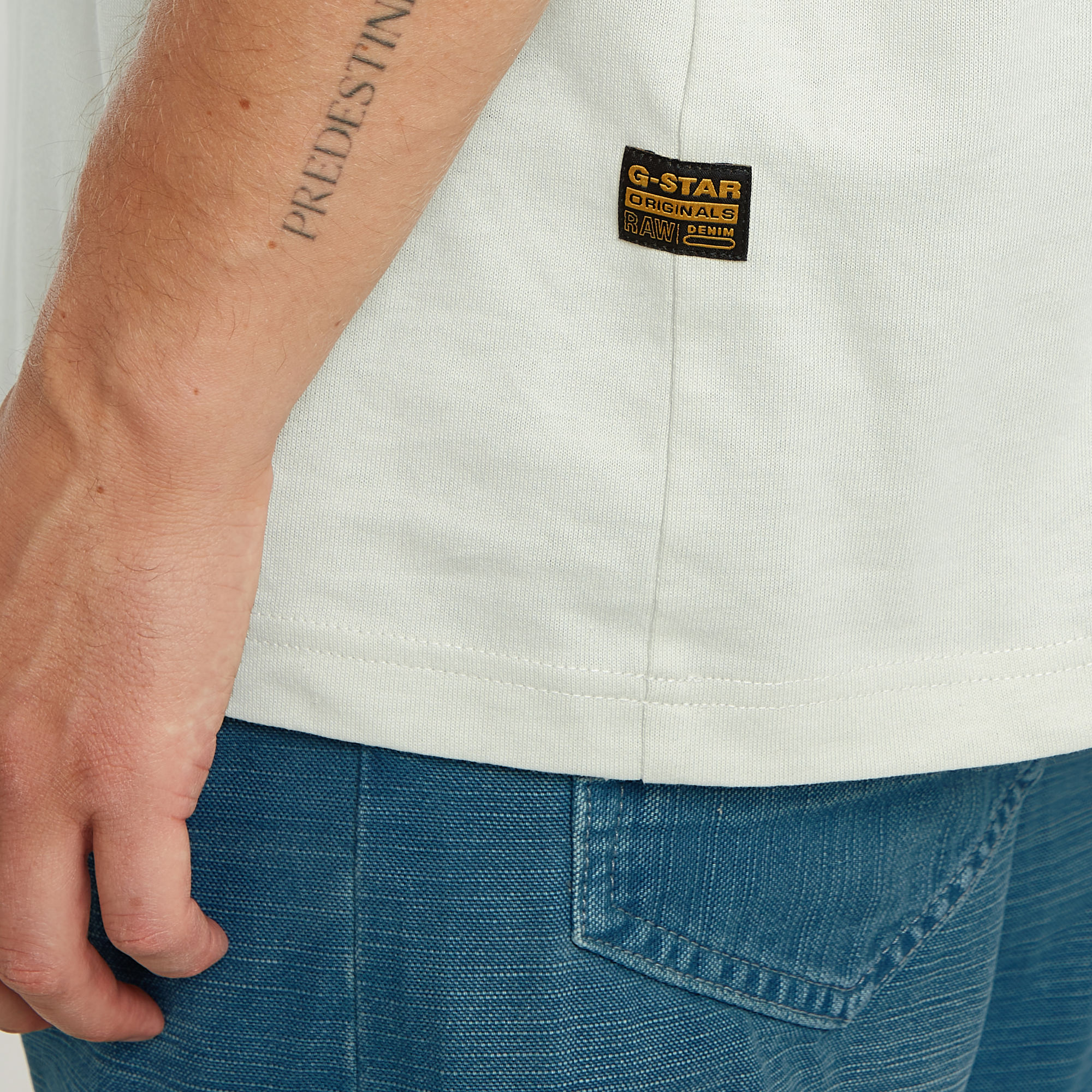 G-Star RAW Symbols Print Loose T-Shirt Grijs Heren