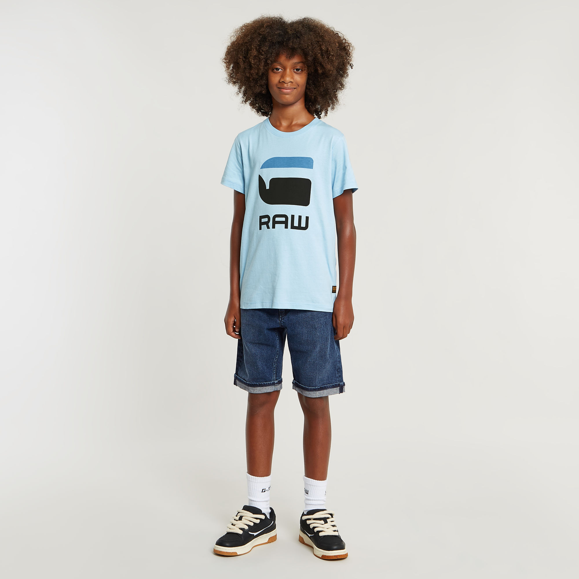 G-Star RAW Jongens Mosa Denim Short Donkerblauw jongens