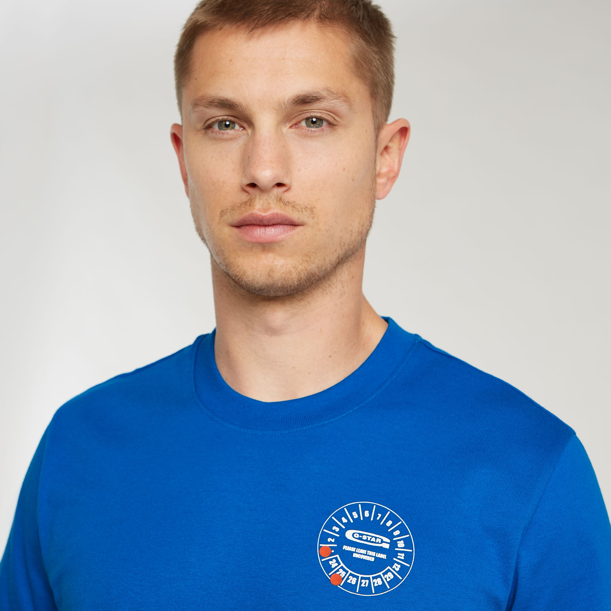 G-Star RAW Gauge T-Shirt Midden blauw Heren