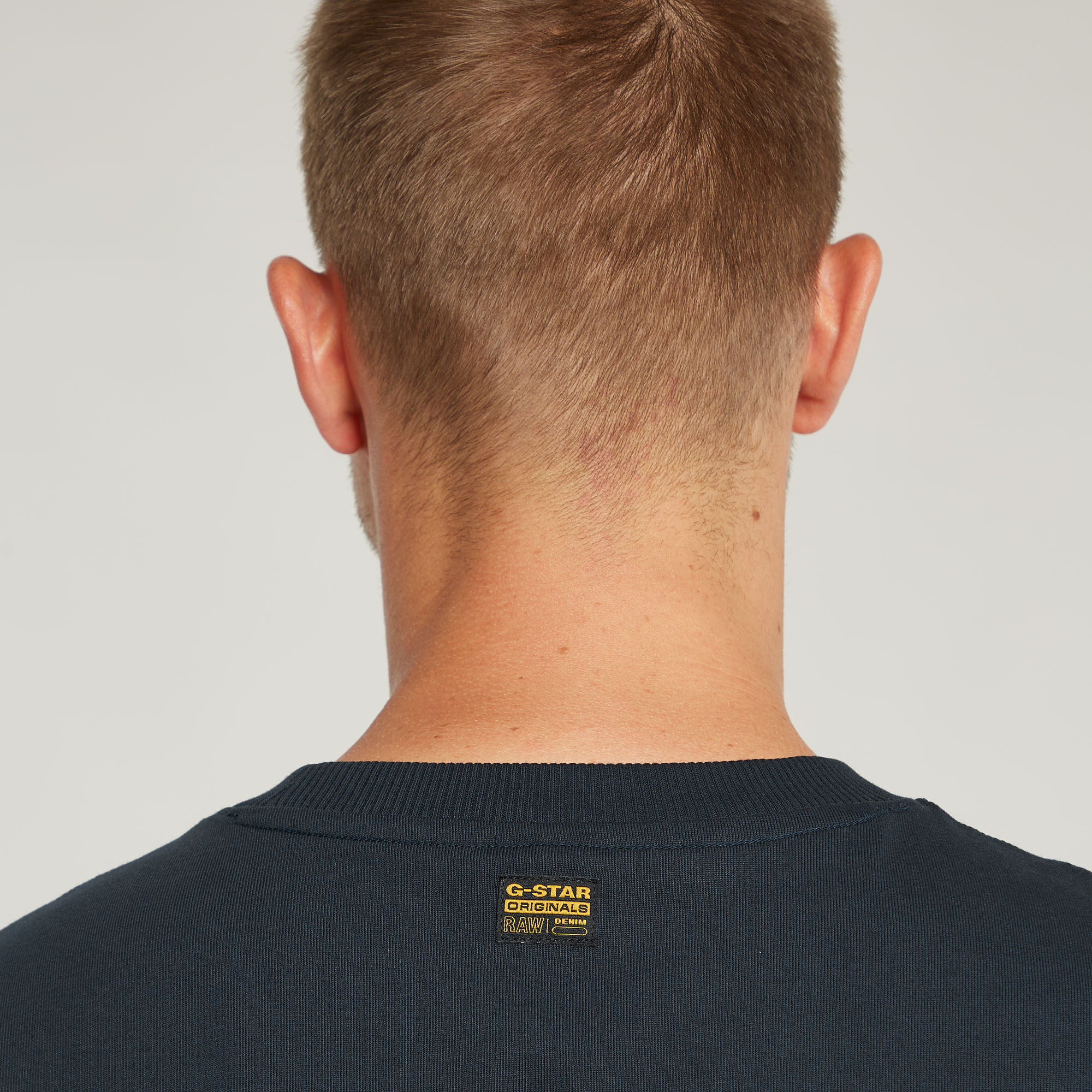 G-Star RAW Seam Detail Loose T-Shirt Donkerblauw Heren