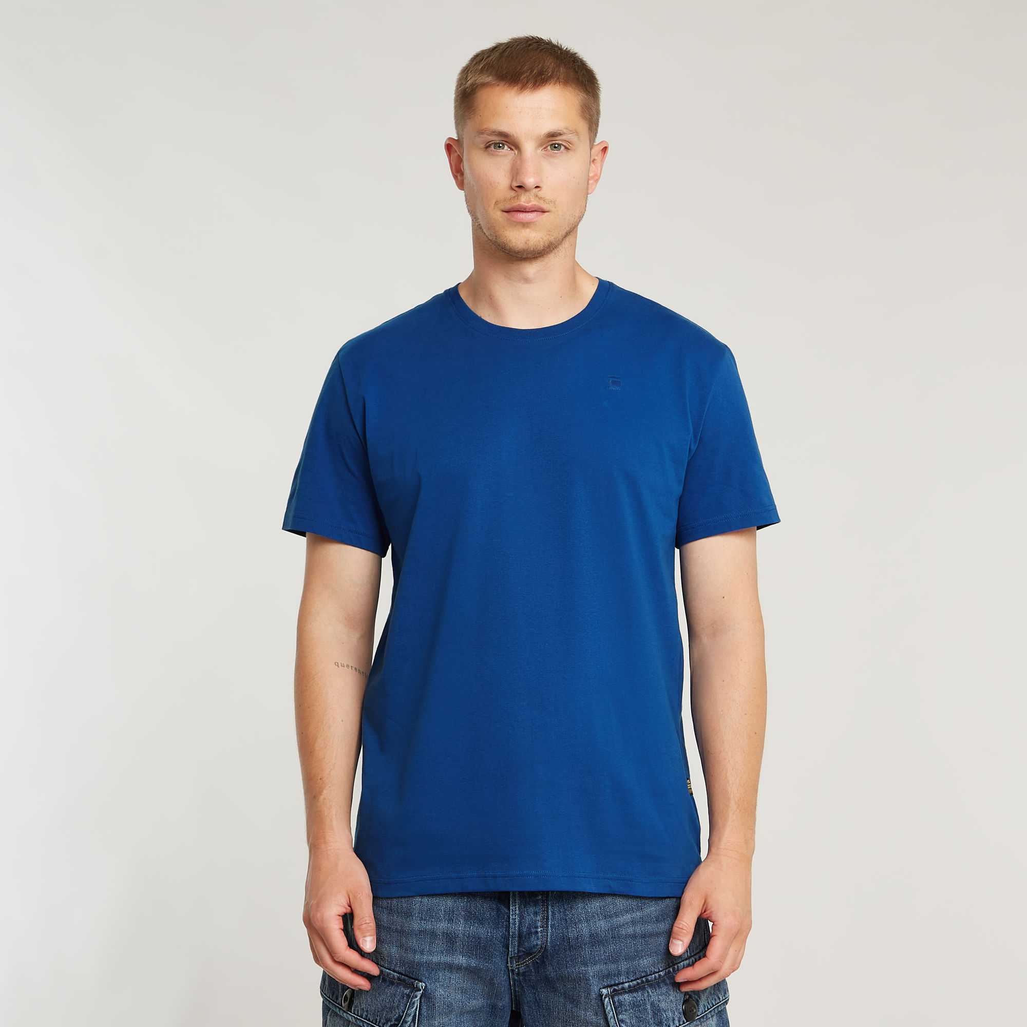 

Base-S T-Shirt - Medium blue - Men