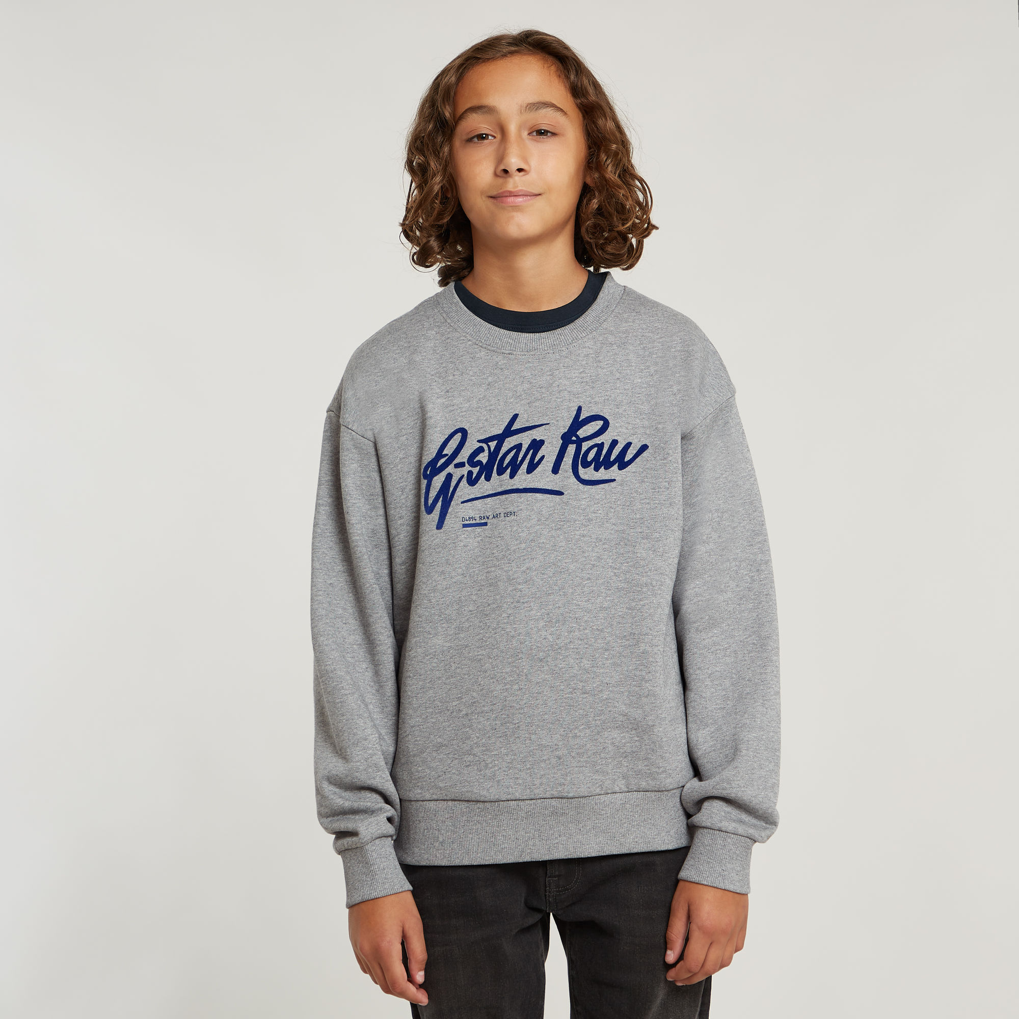 

Boys Sweater Loose Brushed - Multi color - boys