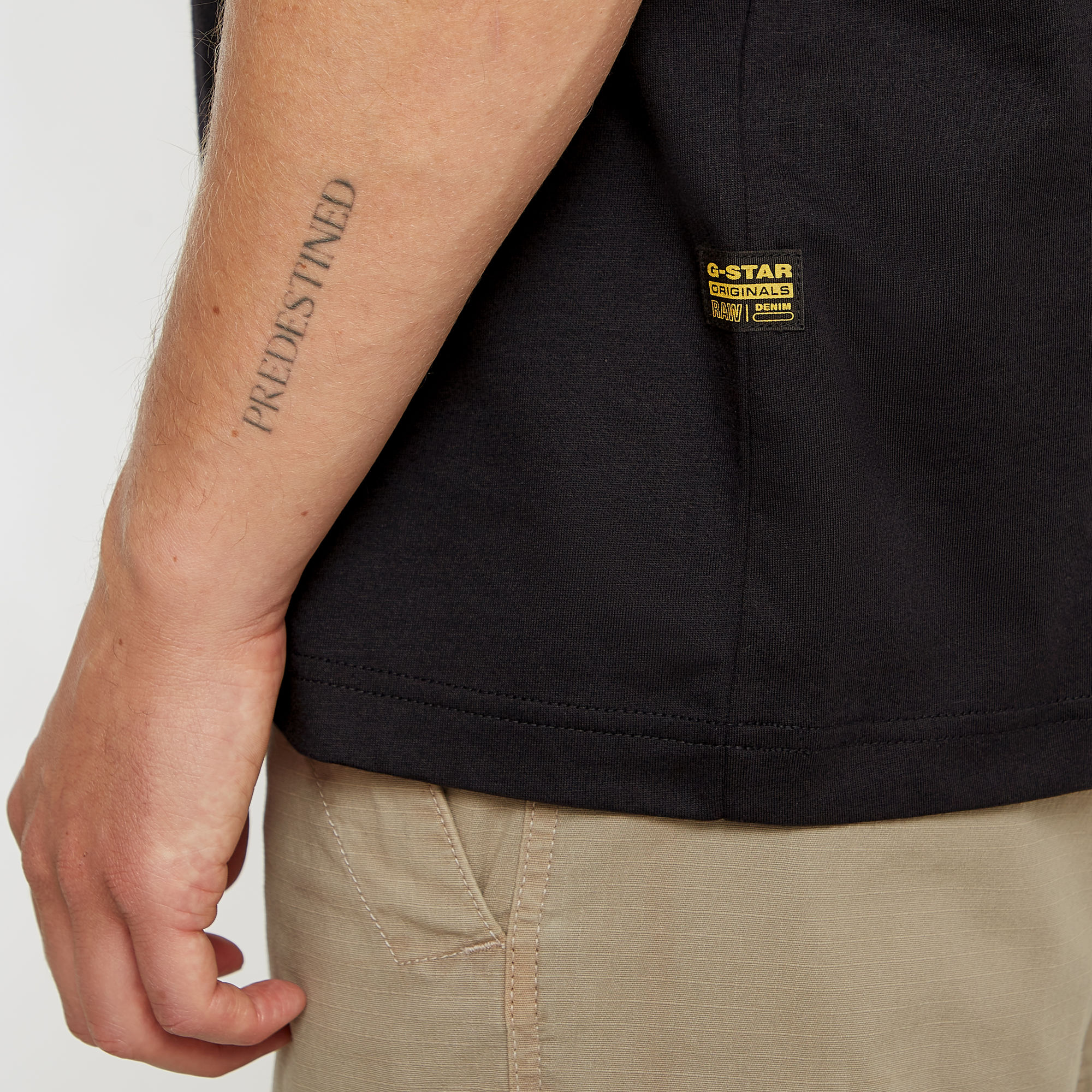 G-Star RAW Originals T-Shirt Zwart Heren