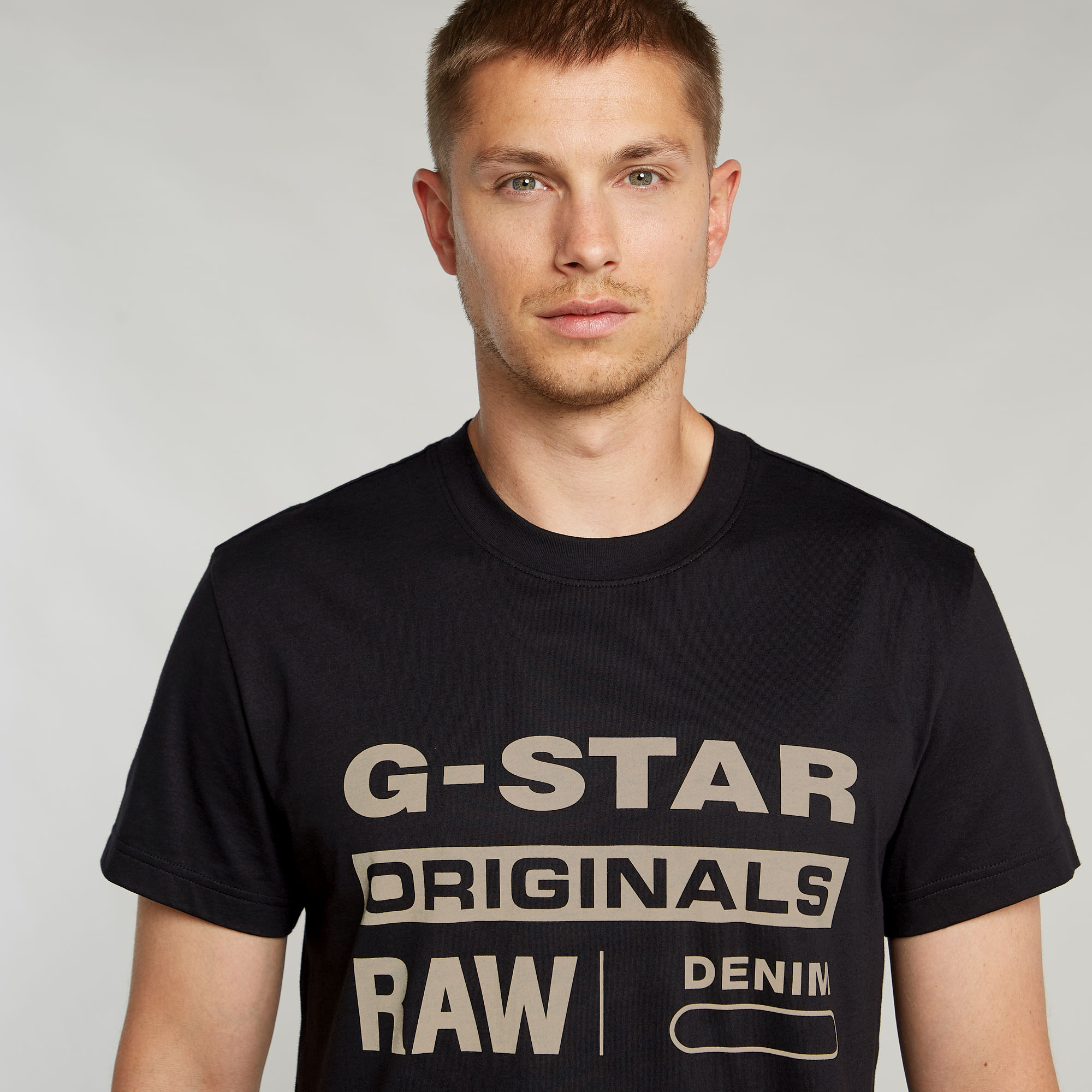 G-Star RAW Originals T-Shirt Zwart Heren