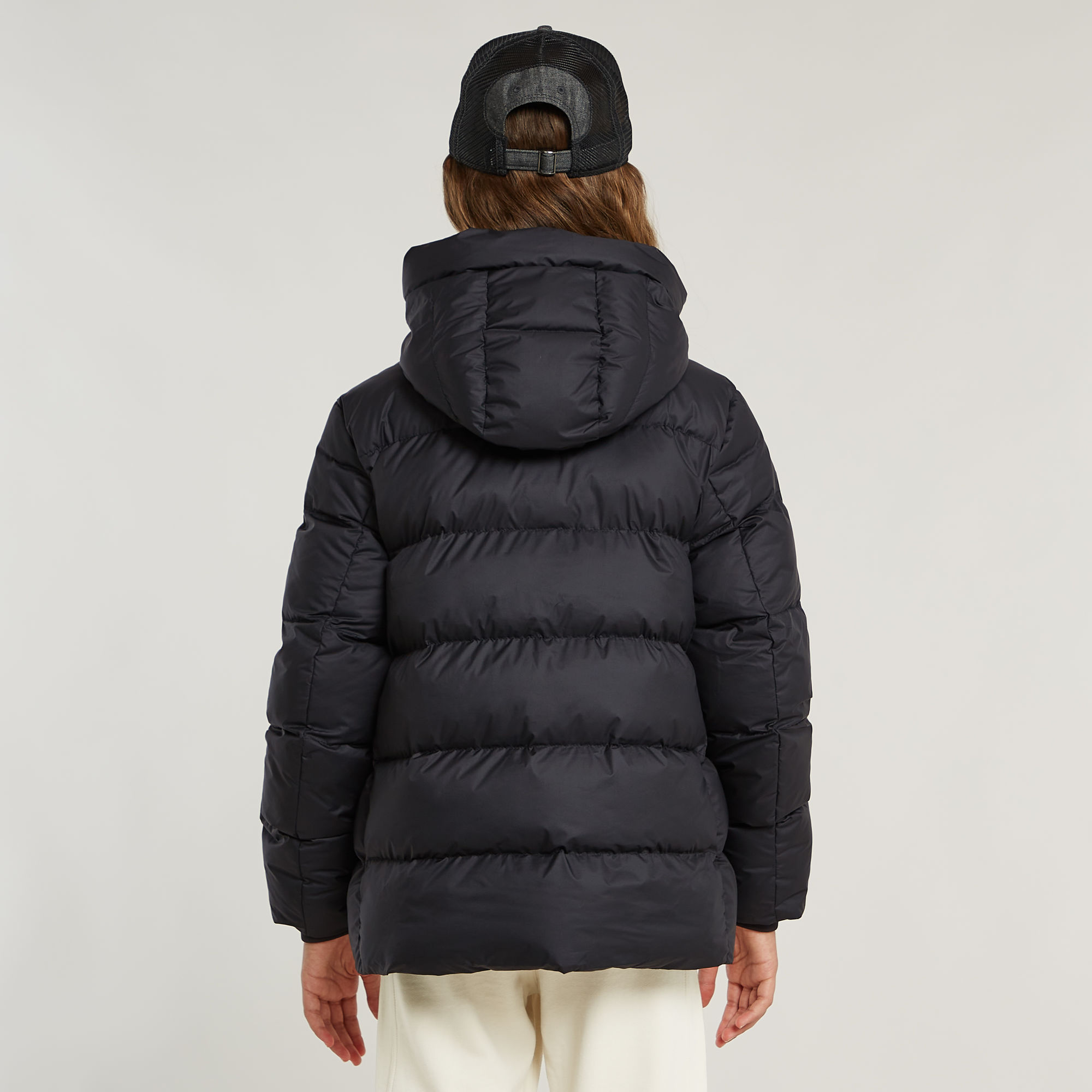 G-Star RAW Meisjes Whistler Kort Puffer Jack Zwart meisjes