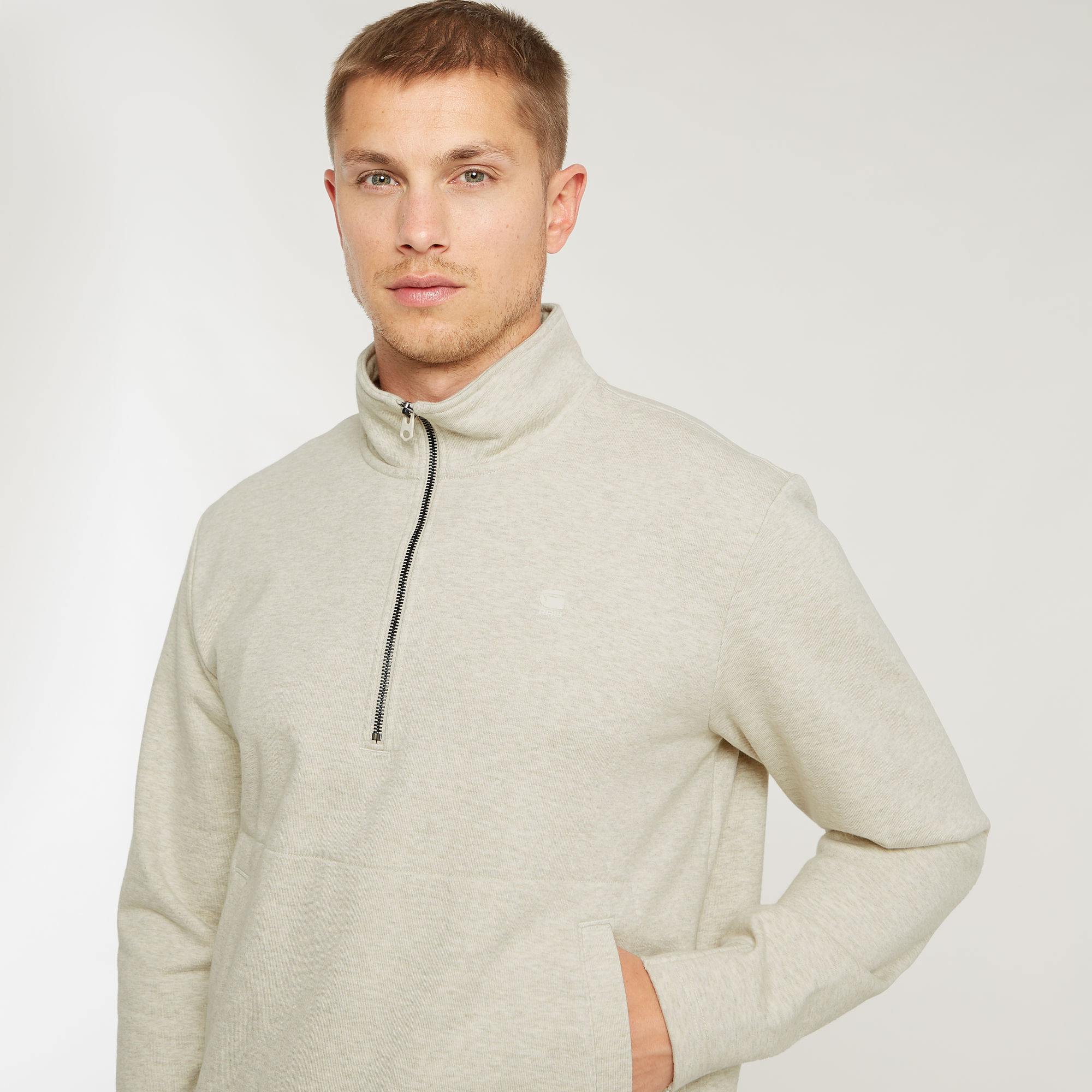 G-Star RAW Nifous Half Zip Sweater Meerkleurig Heren