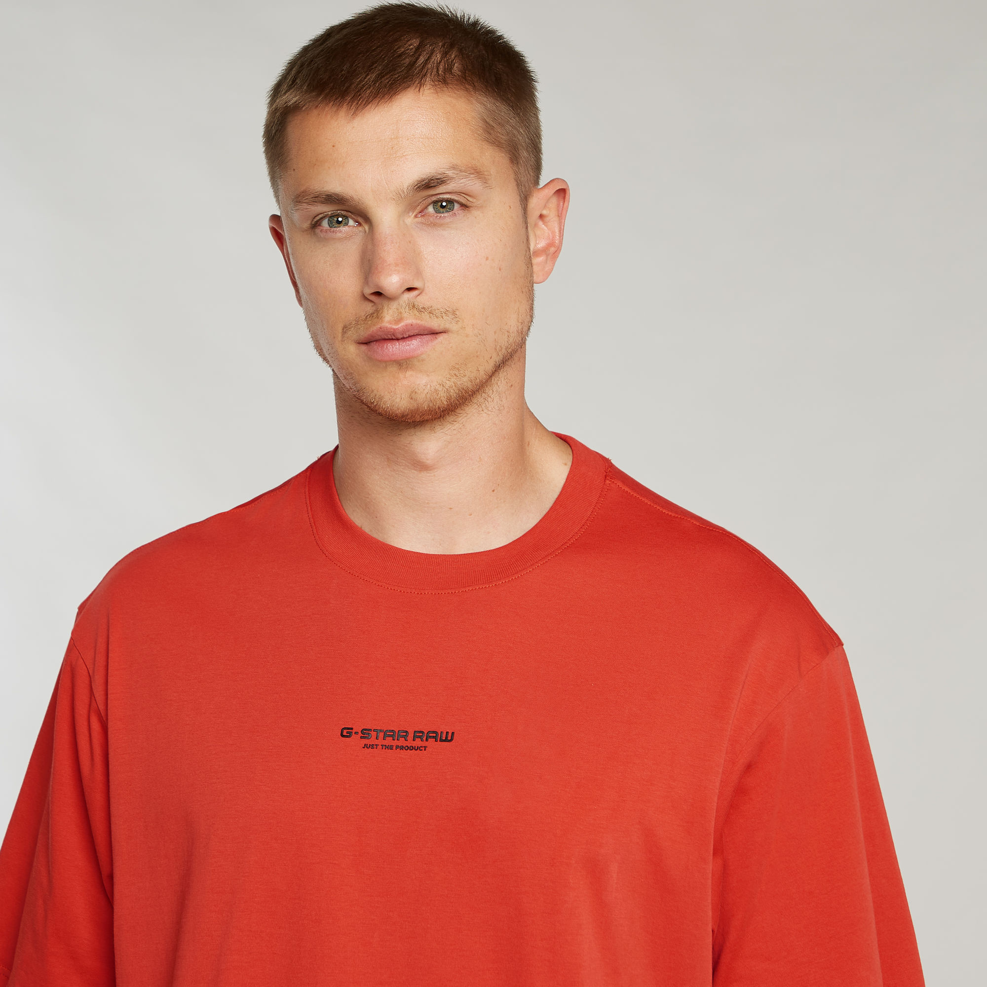 G-Star RAW Center Chest Boxy T-Shirt Rood Heren
