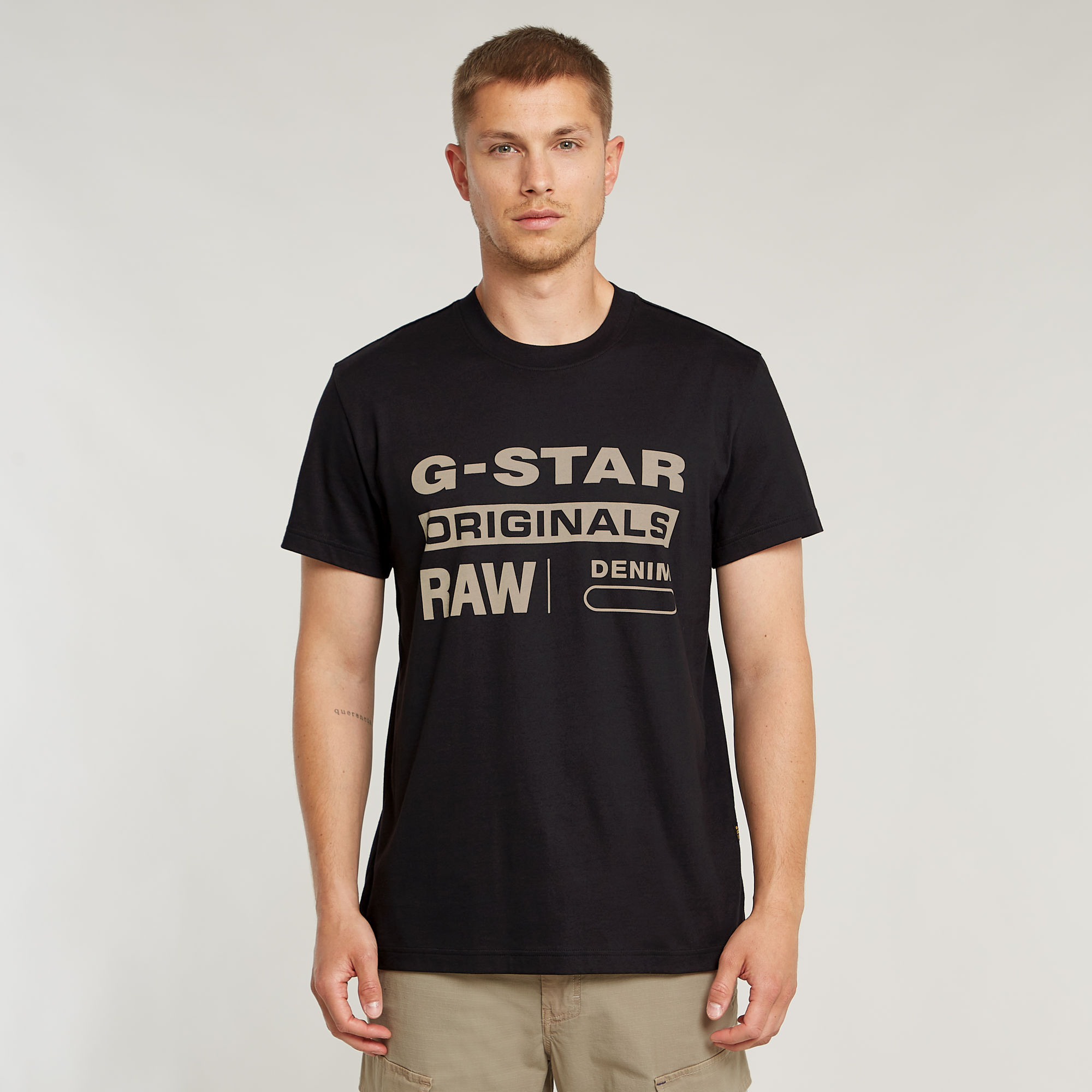 G-Star RAW Originals T-Shirt - Zwart - Heren