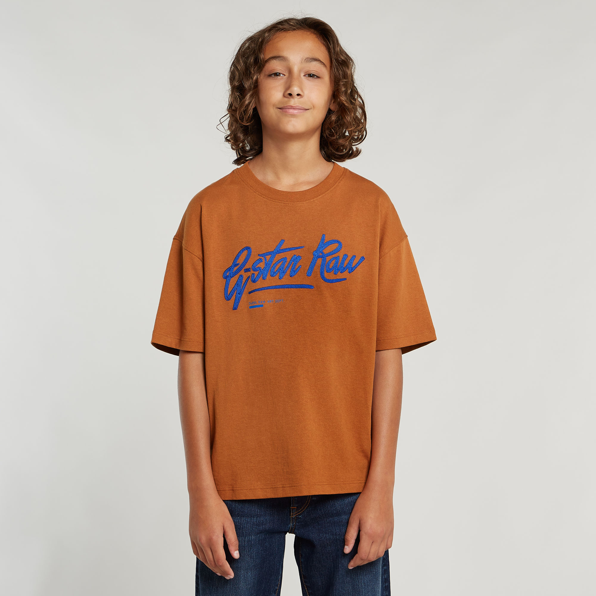 

Boys T-Shirt Boxy - Brown - boys