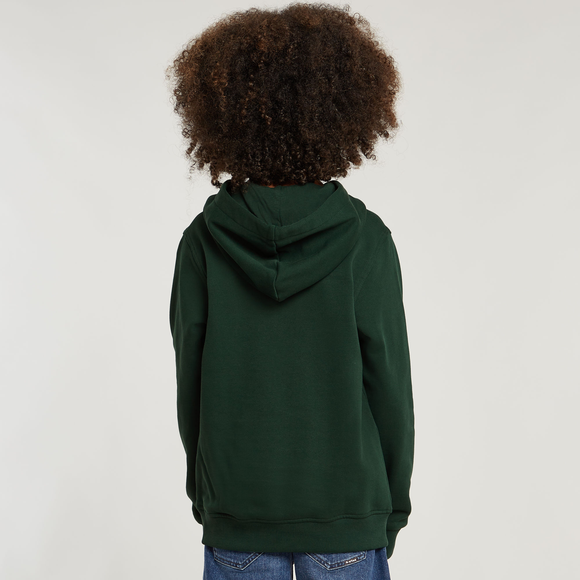 G-Star RAW Jongens Hoodie Brushed Groen jongens