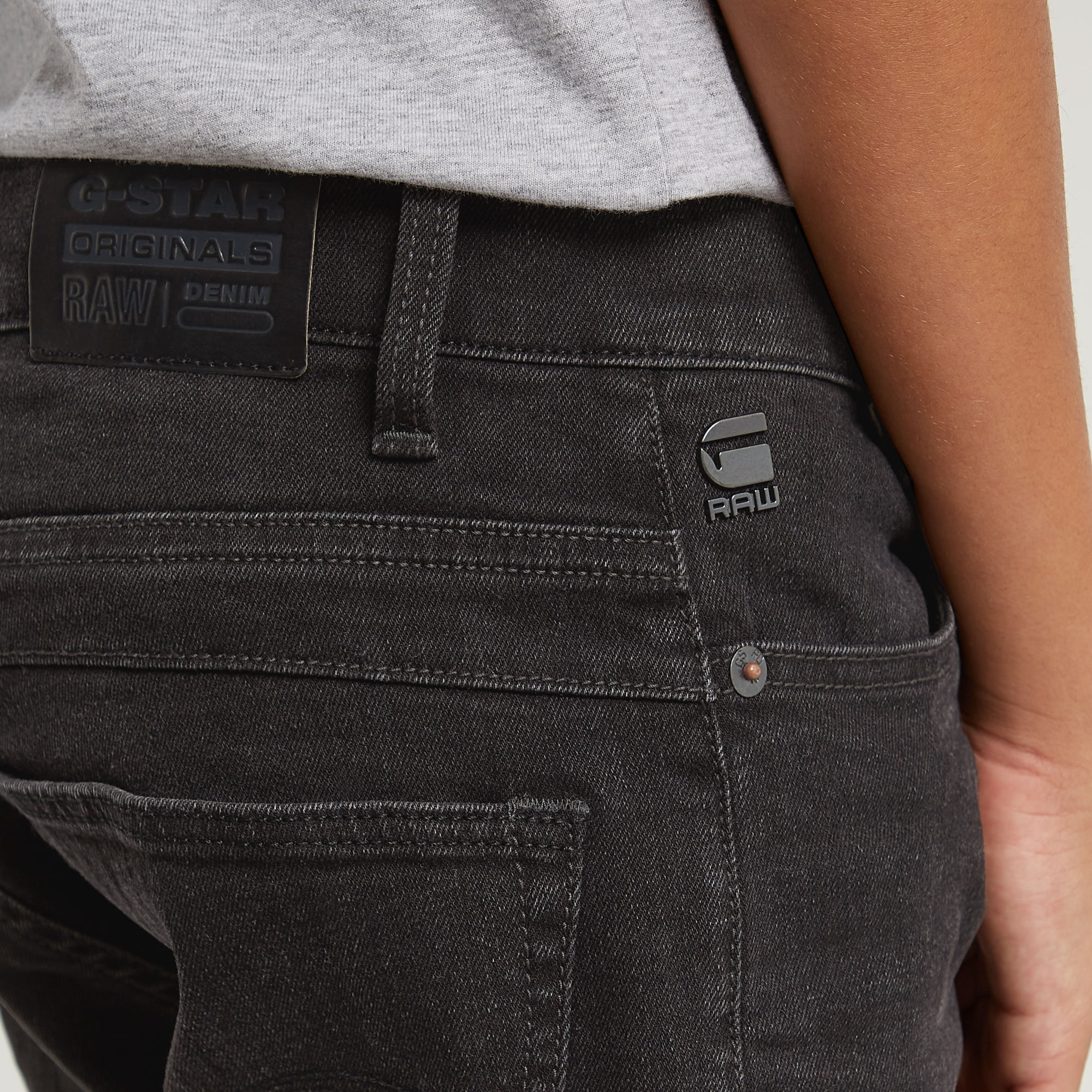 G-Star RAW Jongens D-Staq Slim Jeans Midden blauw jongens