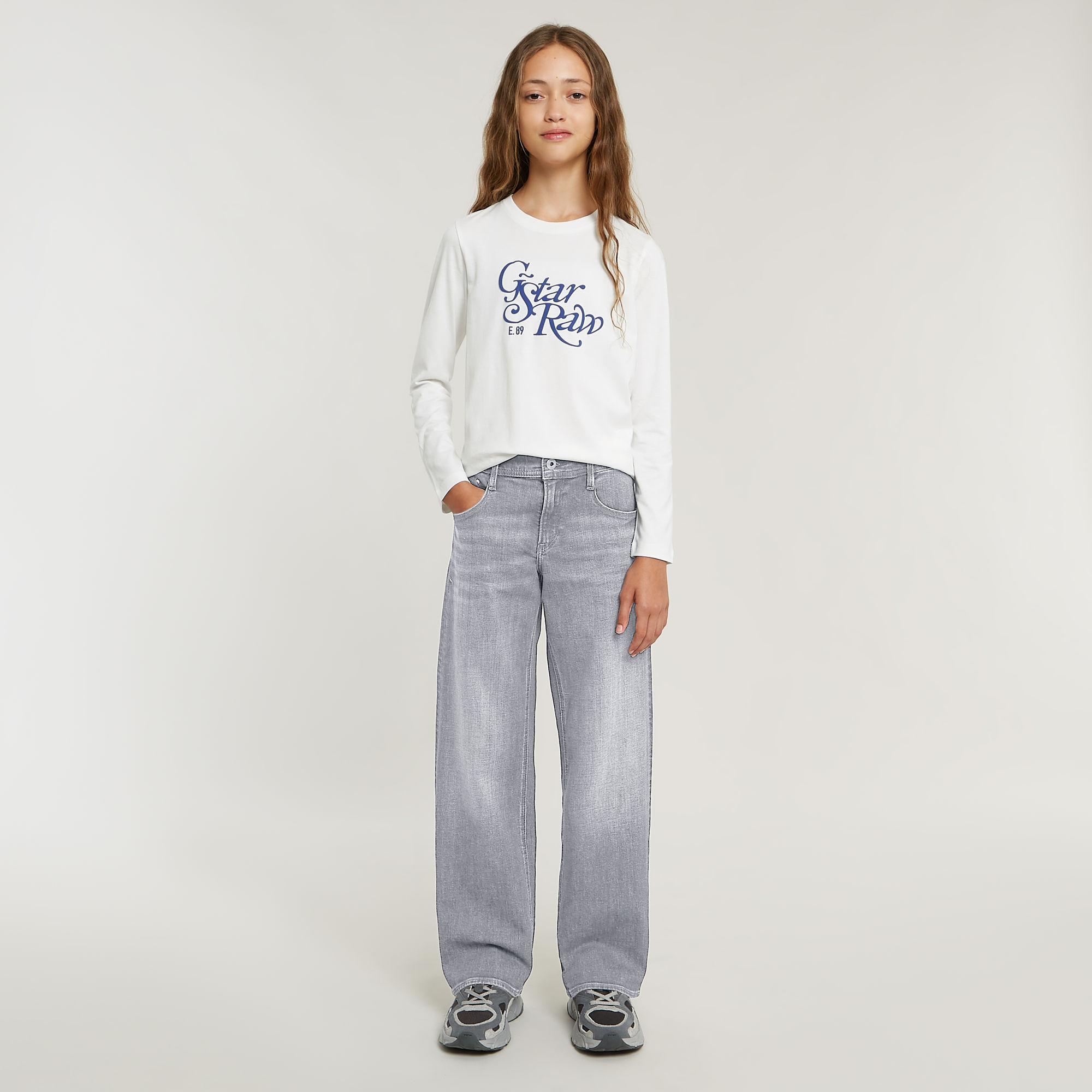 G-Star RAW Meisjes Top Slim Wit meisjes