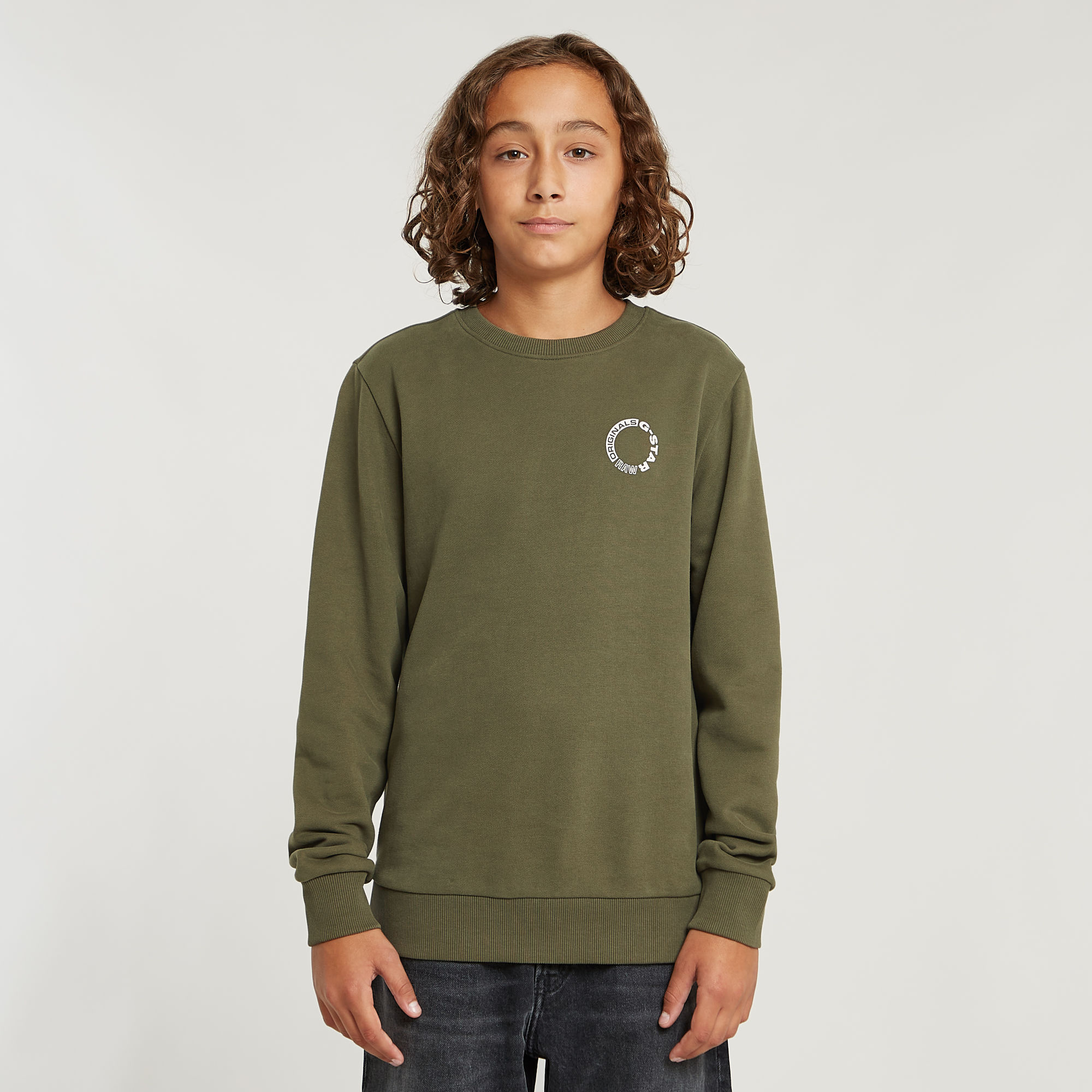 

Boys Sweater Unbrushed - Green - boys