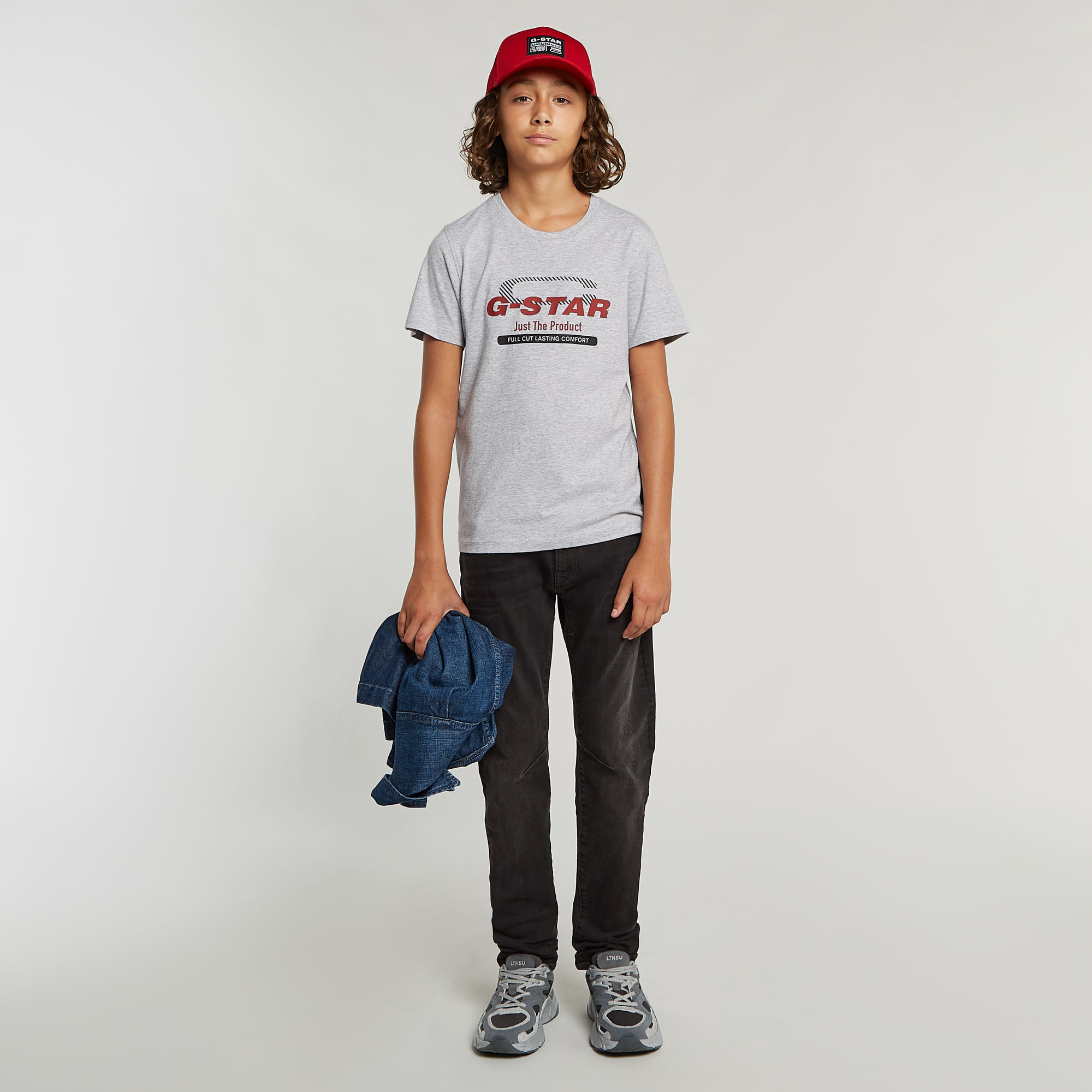 G-Star RAW Jongens D-Staq Slim Jeans Midden blauw jongens