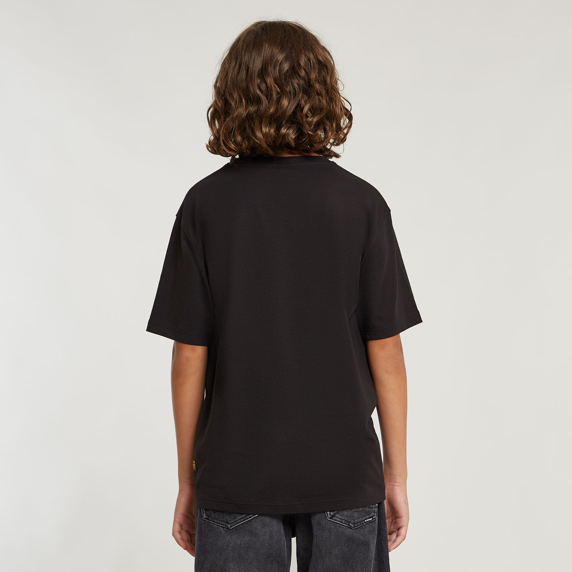G-Star RAW Jongens T-Shirt Loose Zwart jongens