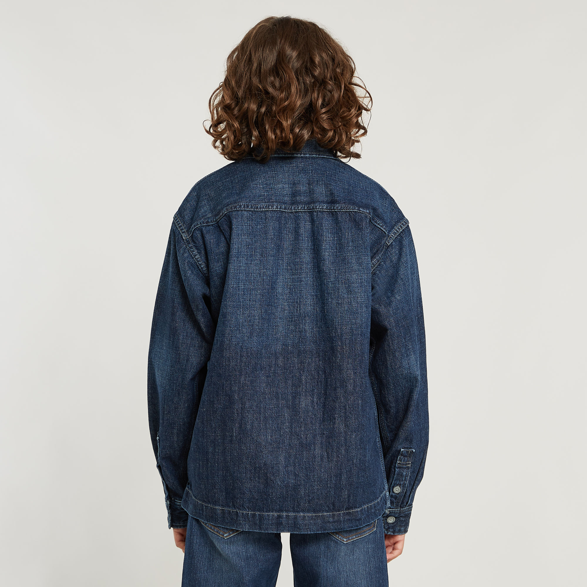 G-Star RAW Jongens Boxy Fit Shirt Donkerblauw jongens