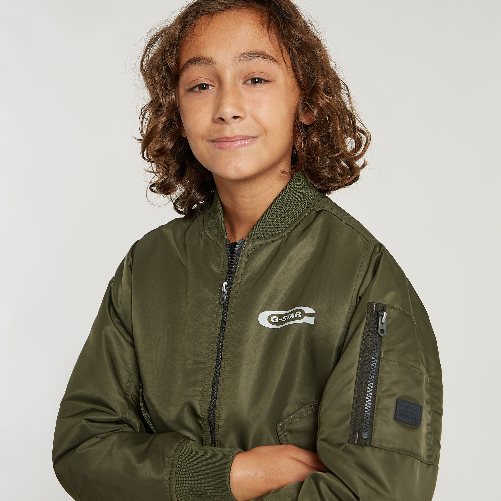 G-Star RAW Jongens Bomberjack Groen jongens