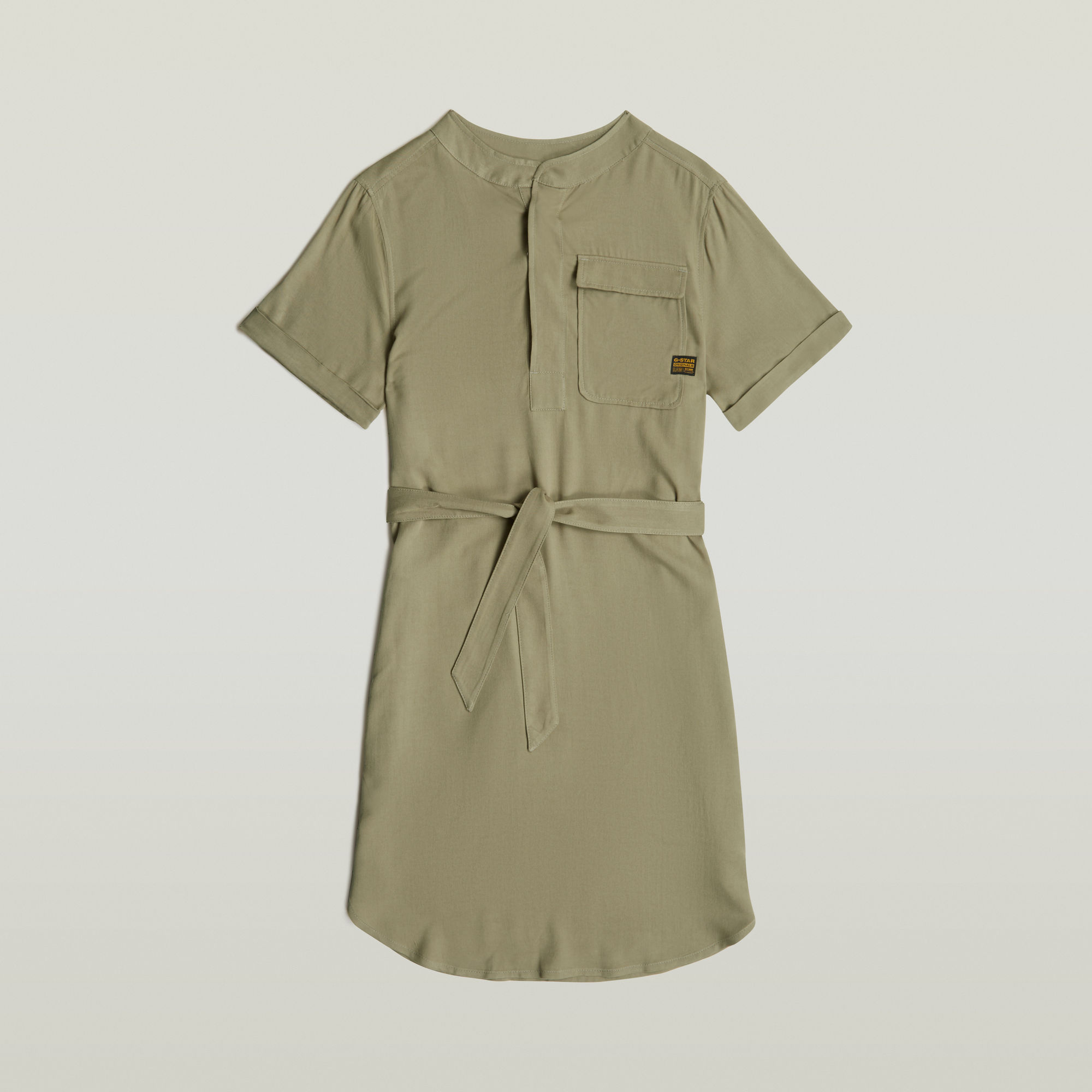G-Star RAW Jurk Belted Groen Dames