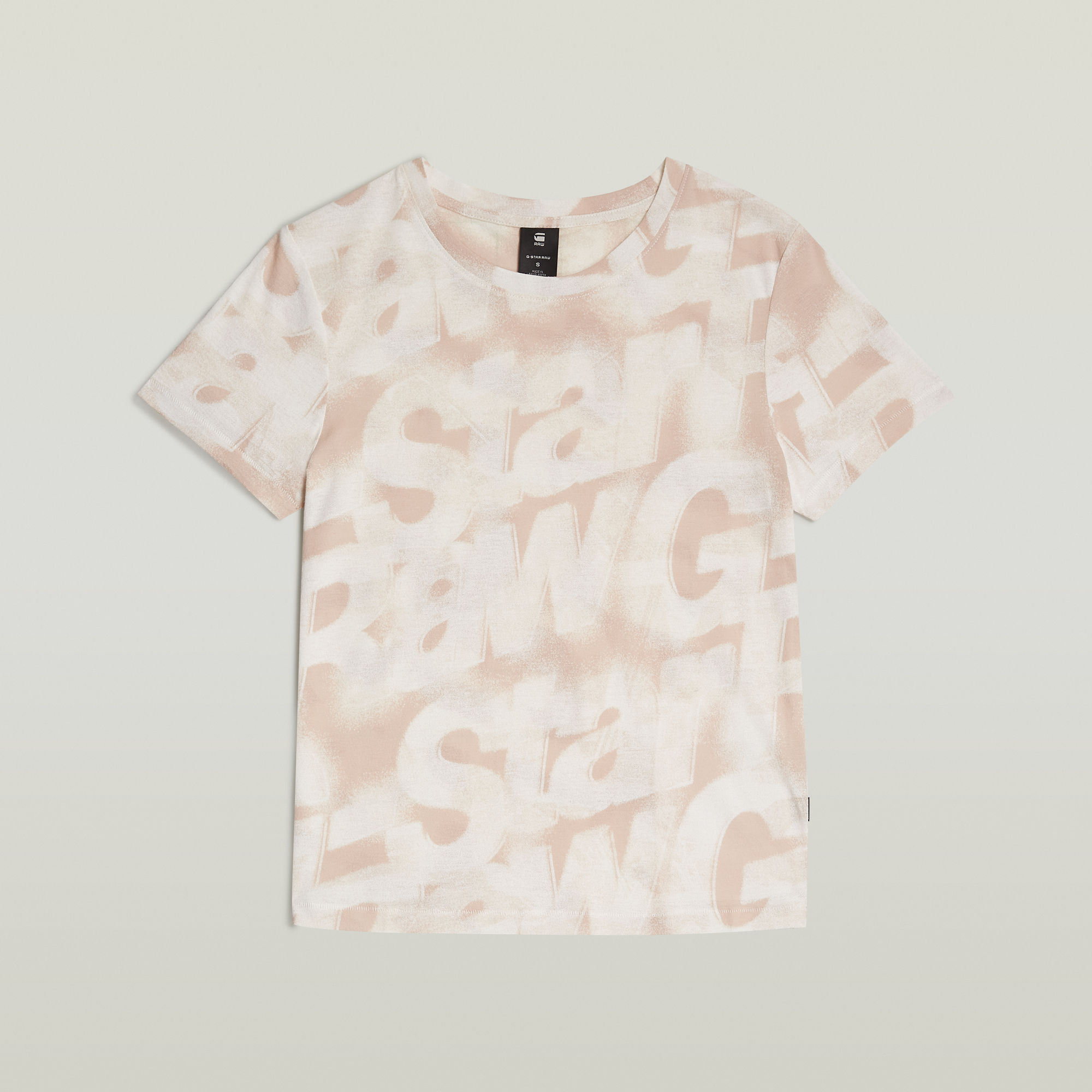 Thumbnail - Sprayed Letters T-Shirt - Mehrfarbig - Damen