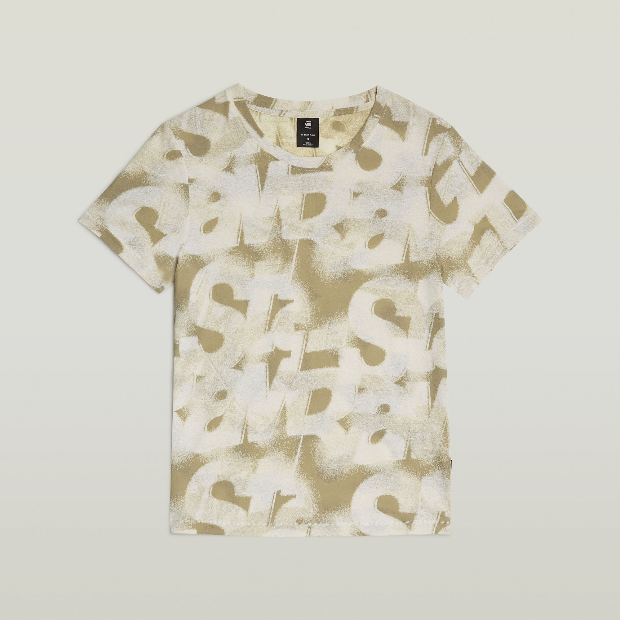 Thumbnail - Sprayed Letters Top - Mehrfarbig - Damen