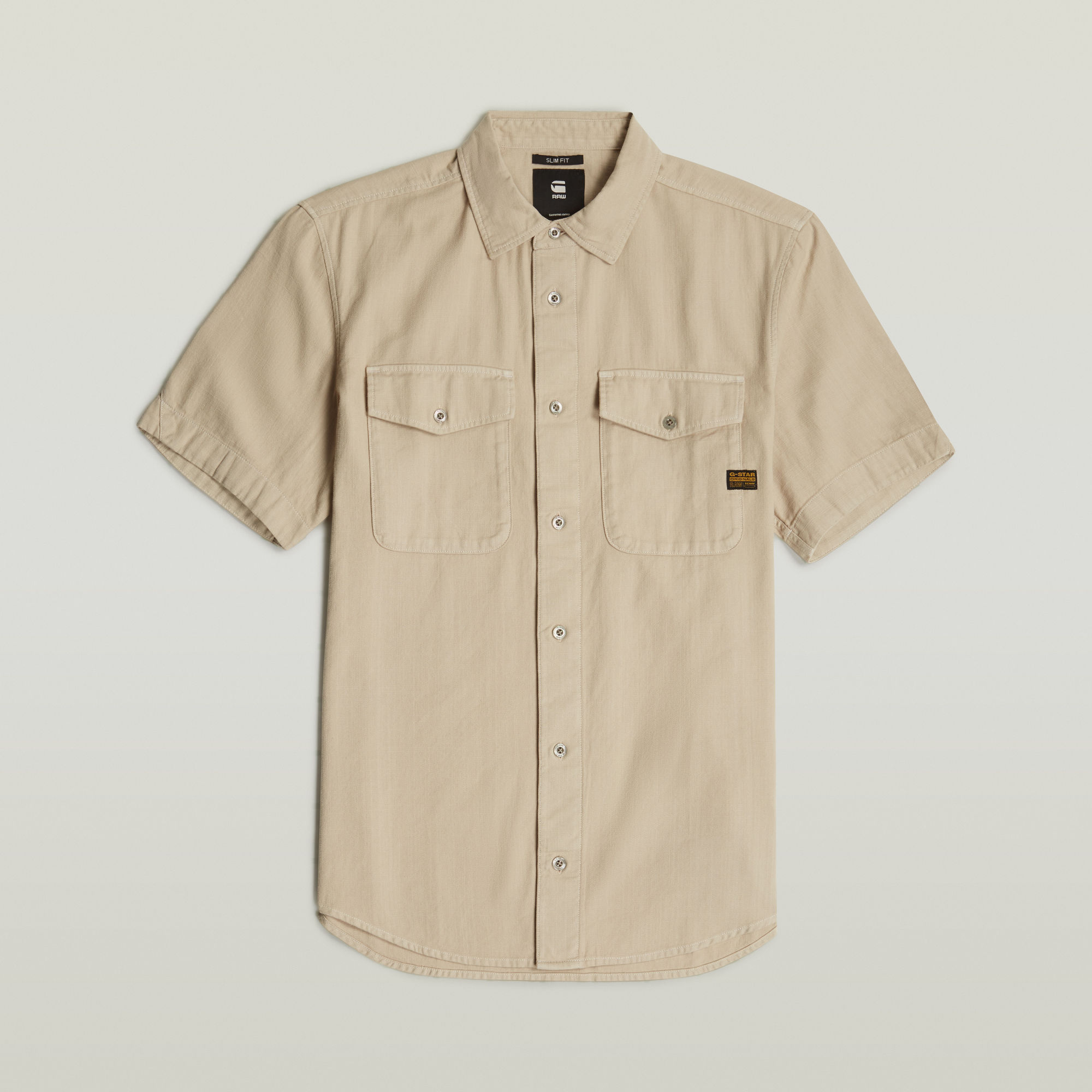 G-Star RAW Marine Slim Shirt Beige Heren
