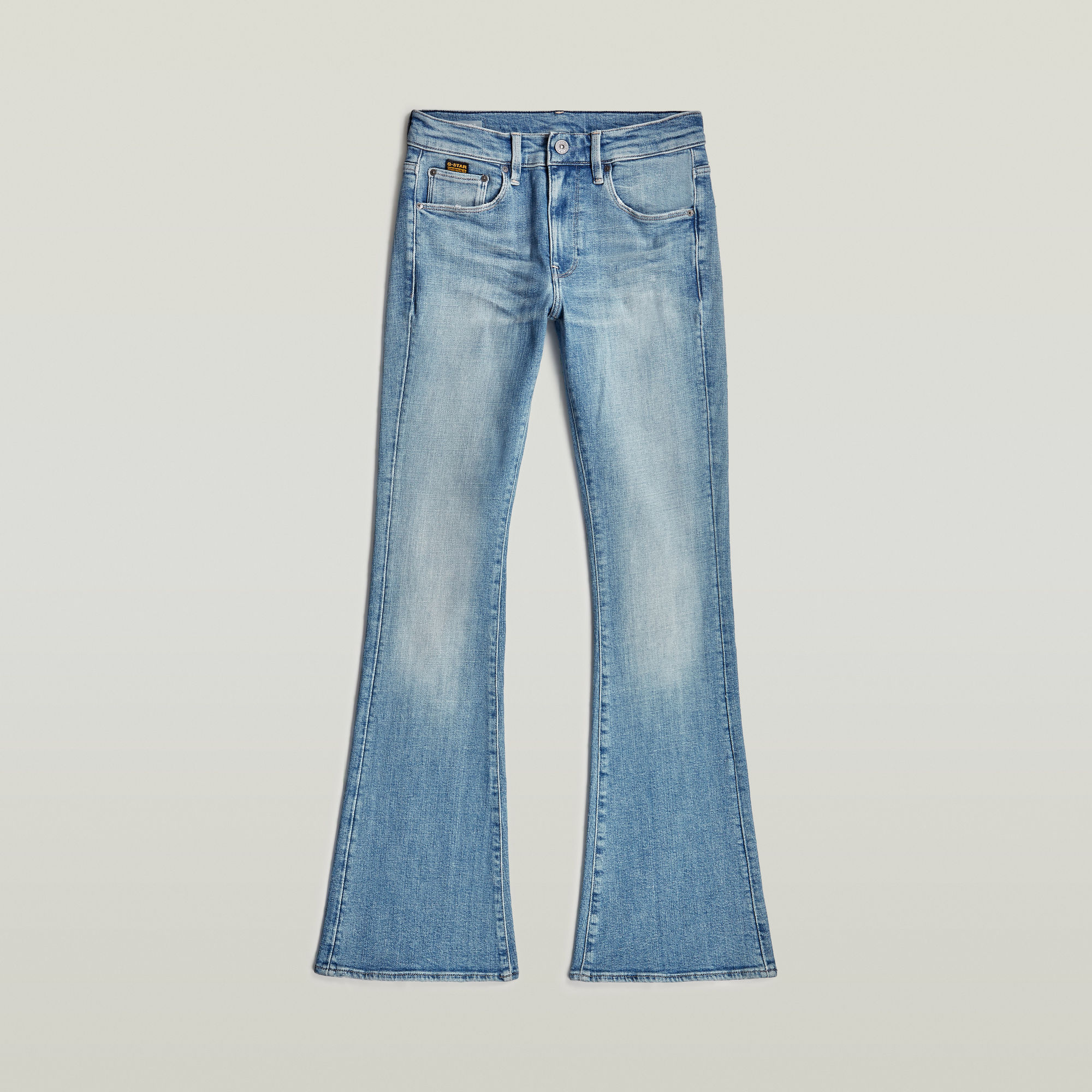 G-Star RAW 3301 Flare Jeans Lichtblauw Dames