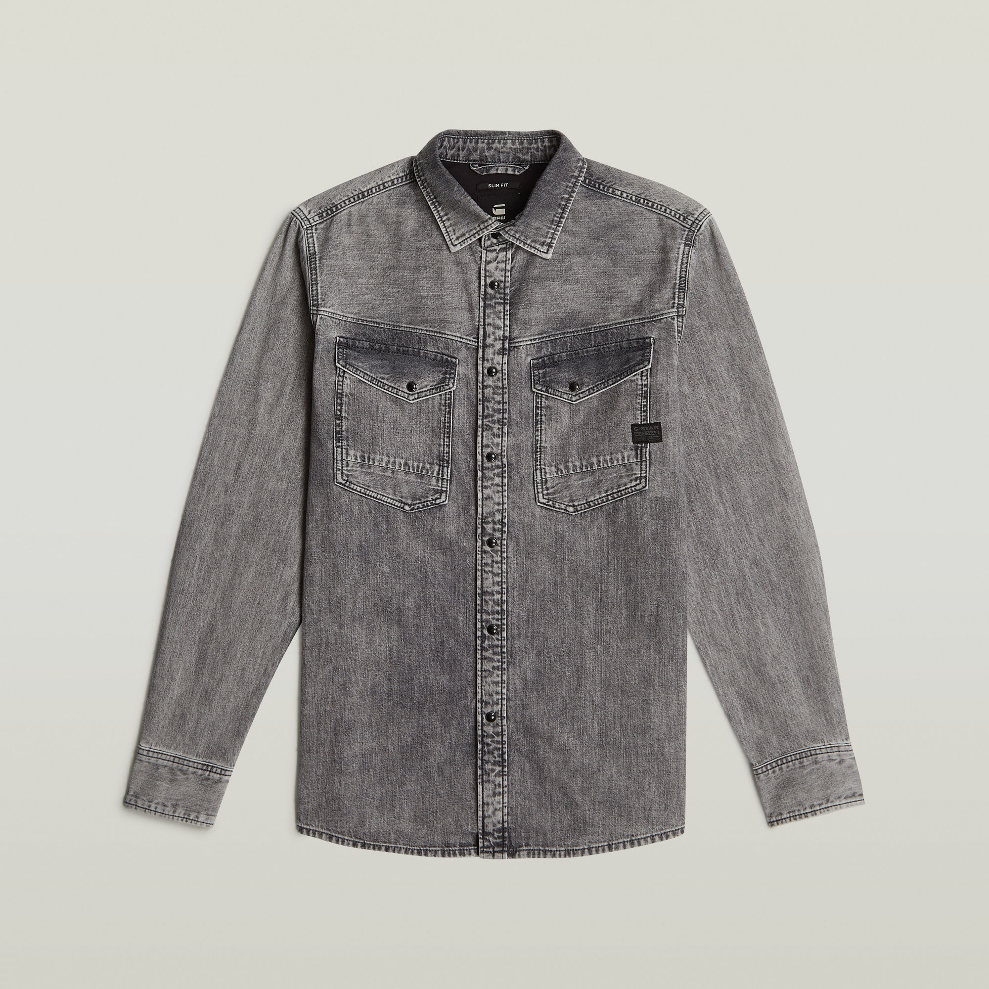 G-Star RAW Dakota Slim Shirt Grijs Heren