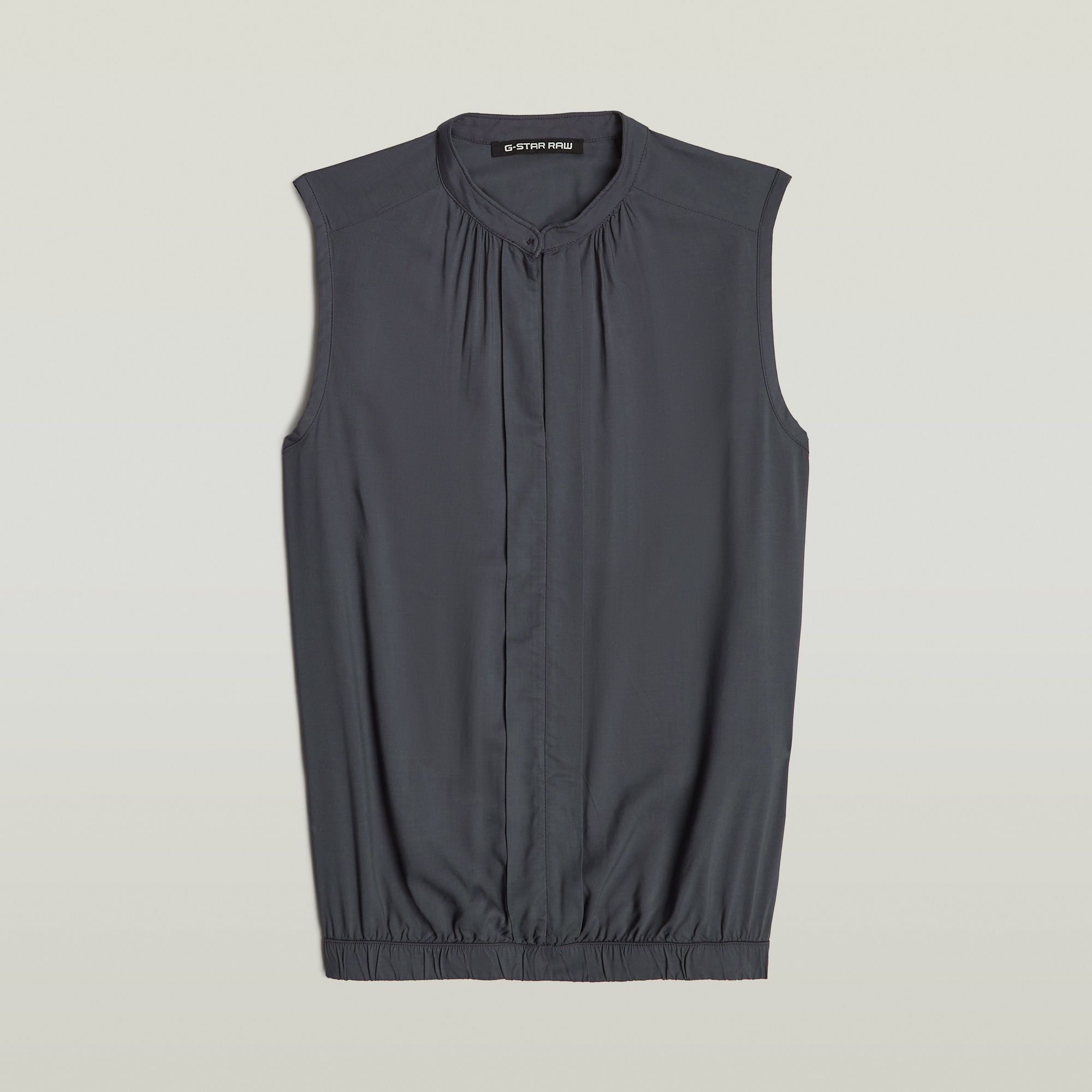G-Star RAW Stand Up Collar Top Grijs Dames