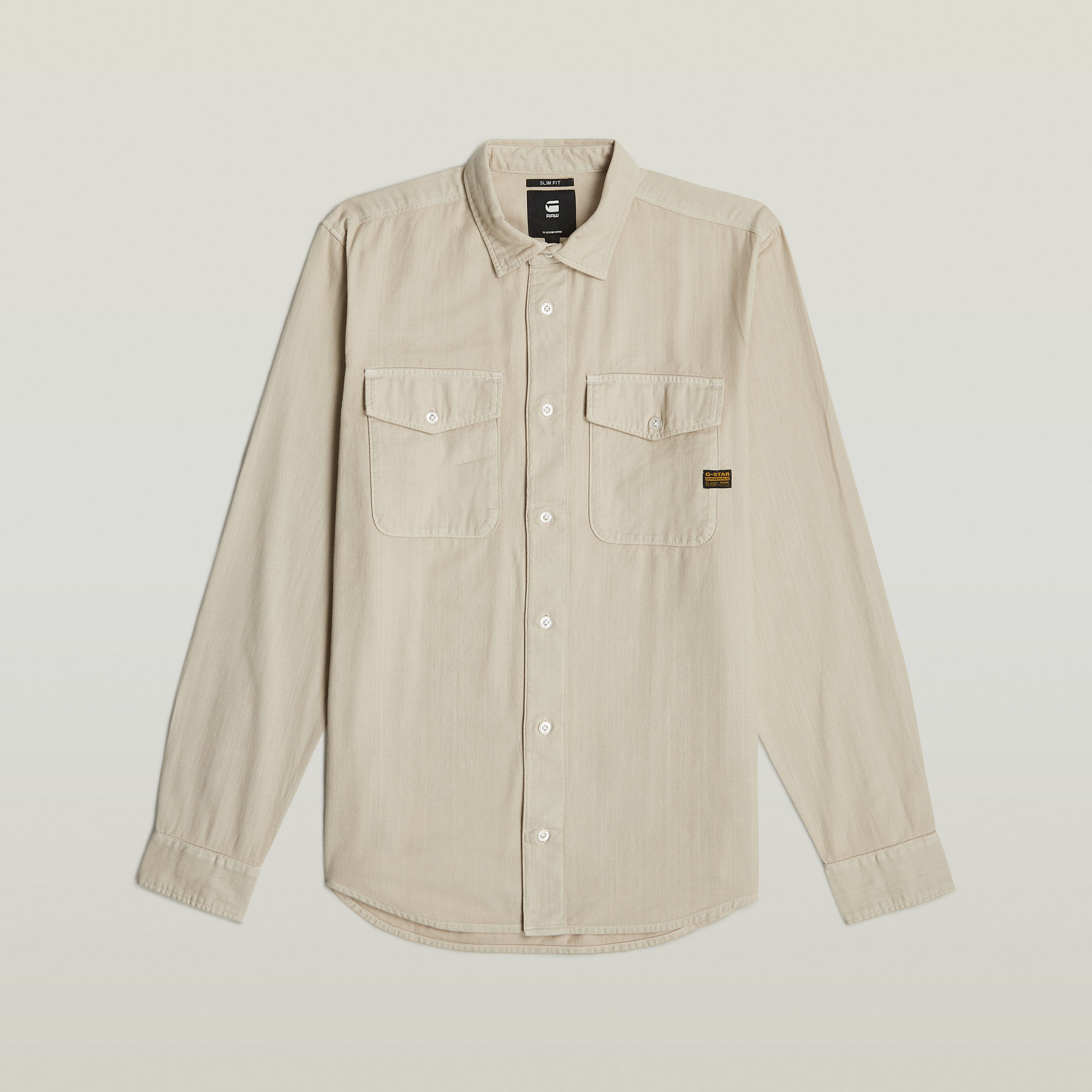 G-Star RAW Marine Slim Shirt Beige Heren