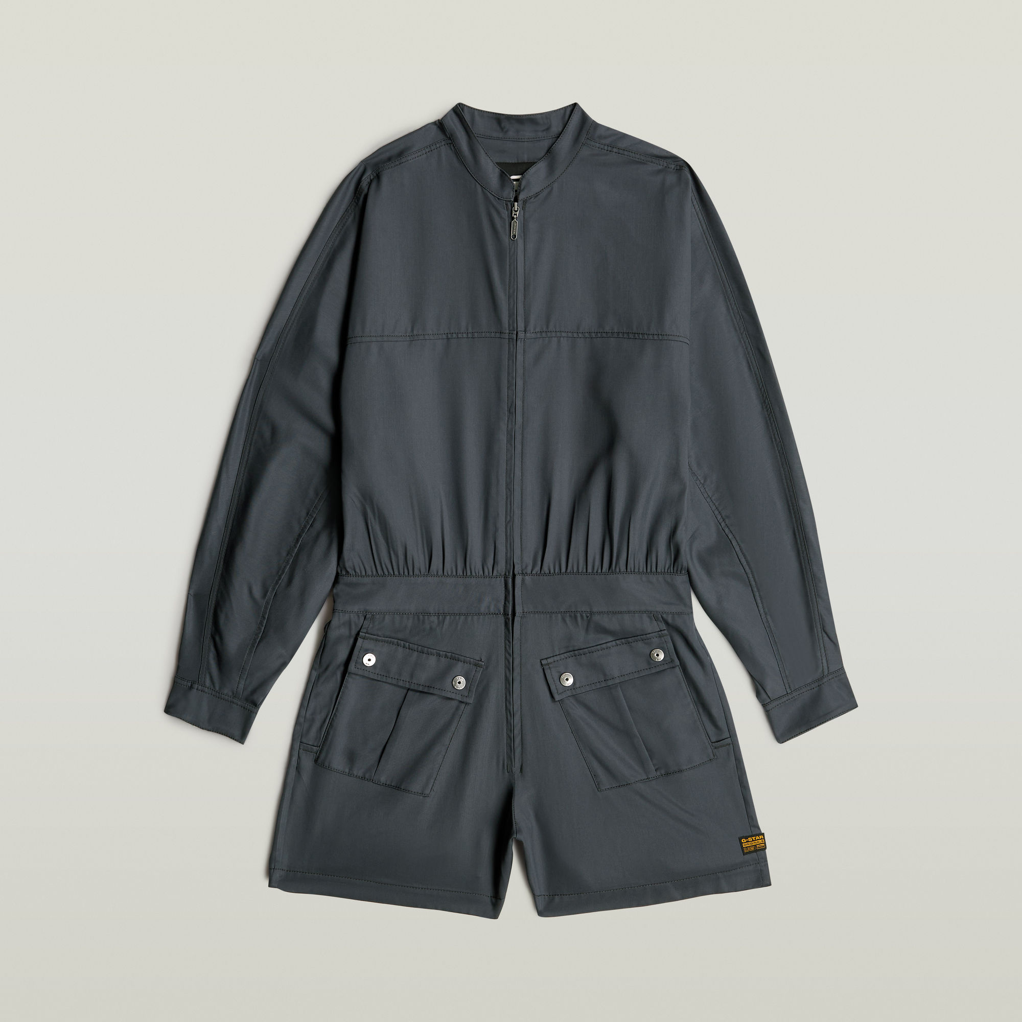 Thumbnail - Macro Balloon Playsuit - Grau - Damen