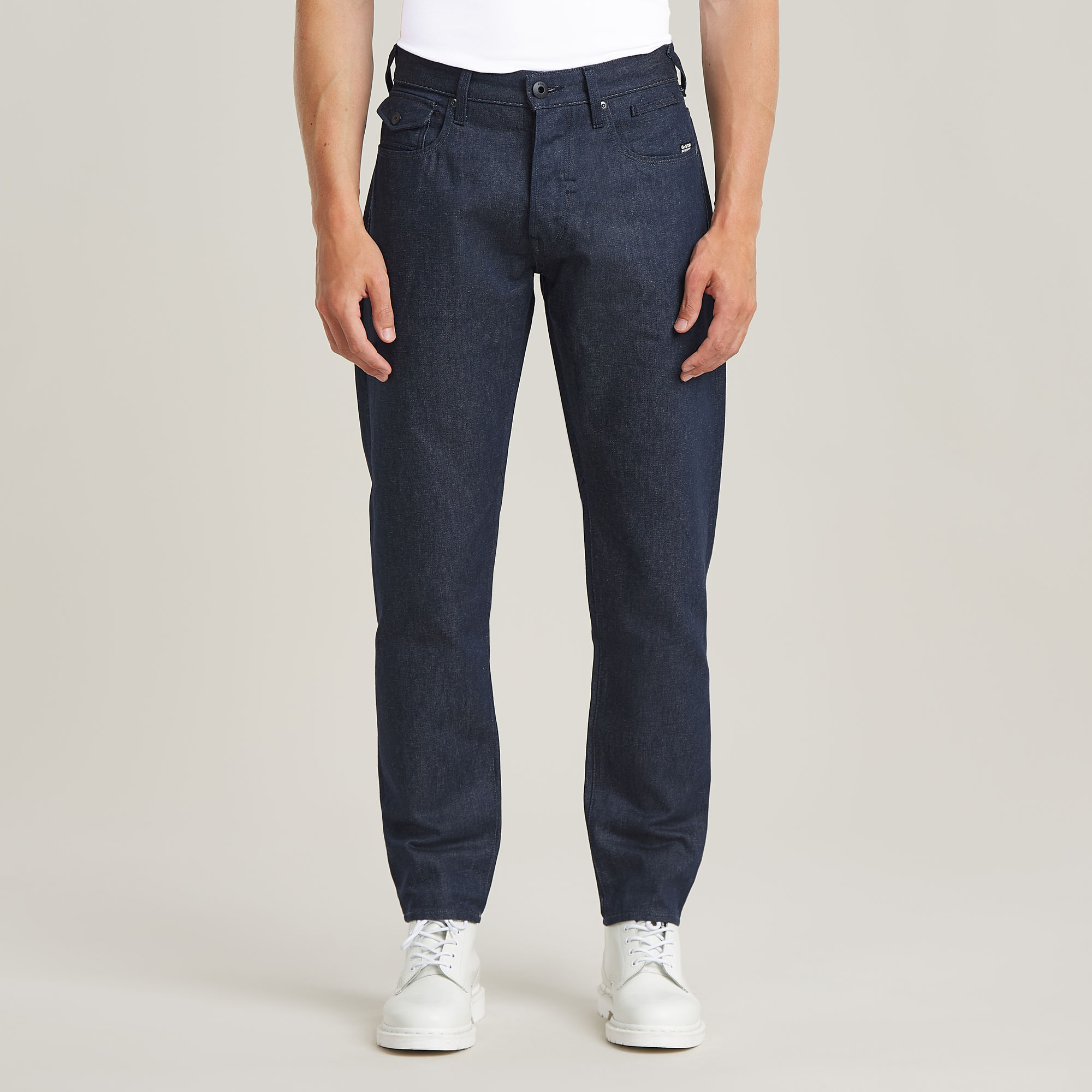 G-Star RAW Morry FWD 3D Regular Tapered Jeans Donkerblauw Heren
