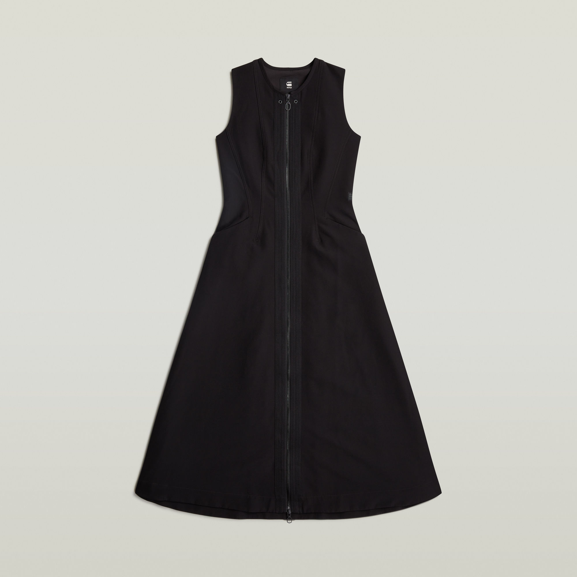 

Corset Flare Dress - Black - Women