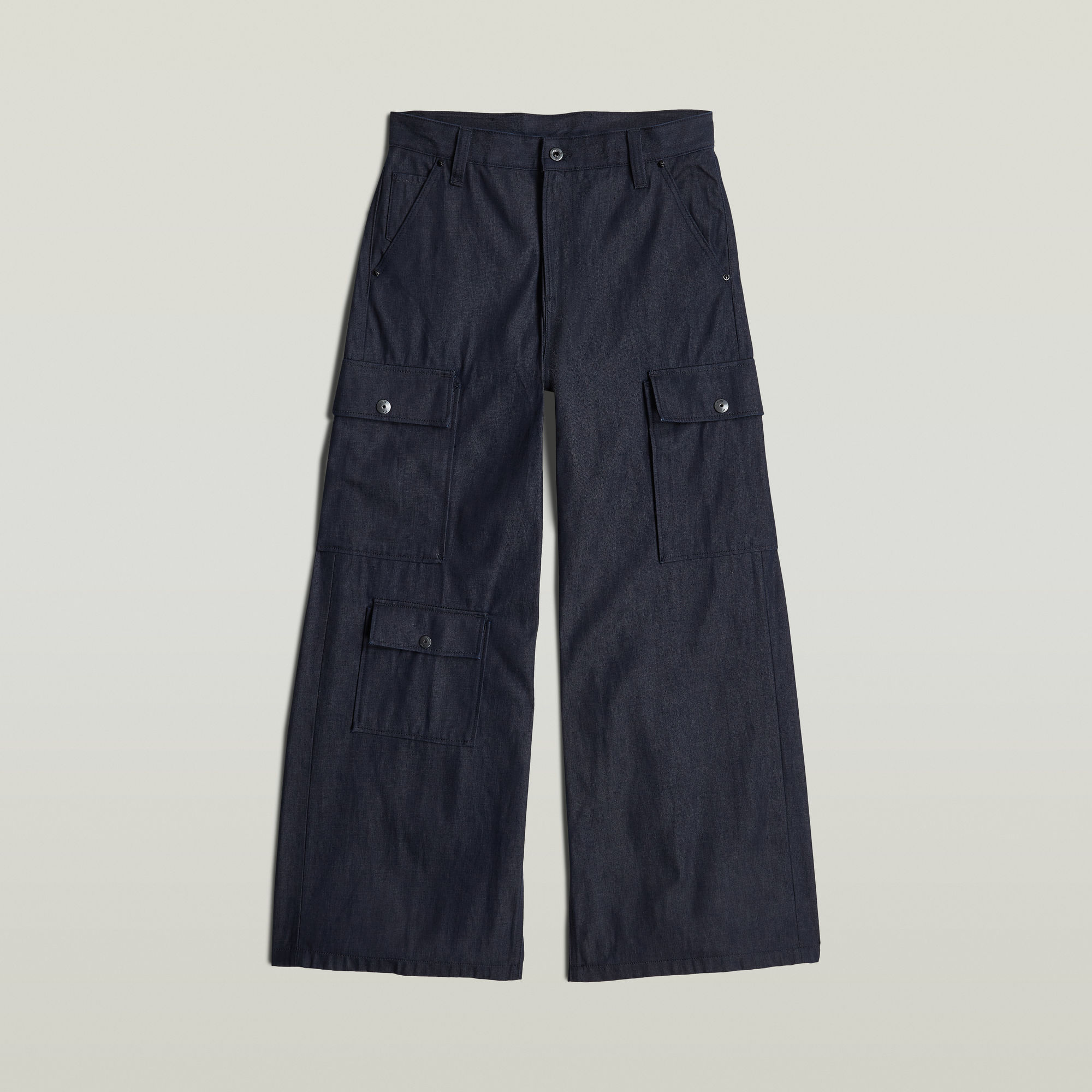 

Mega Cargo Pants Denim - Dark blue - Women