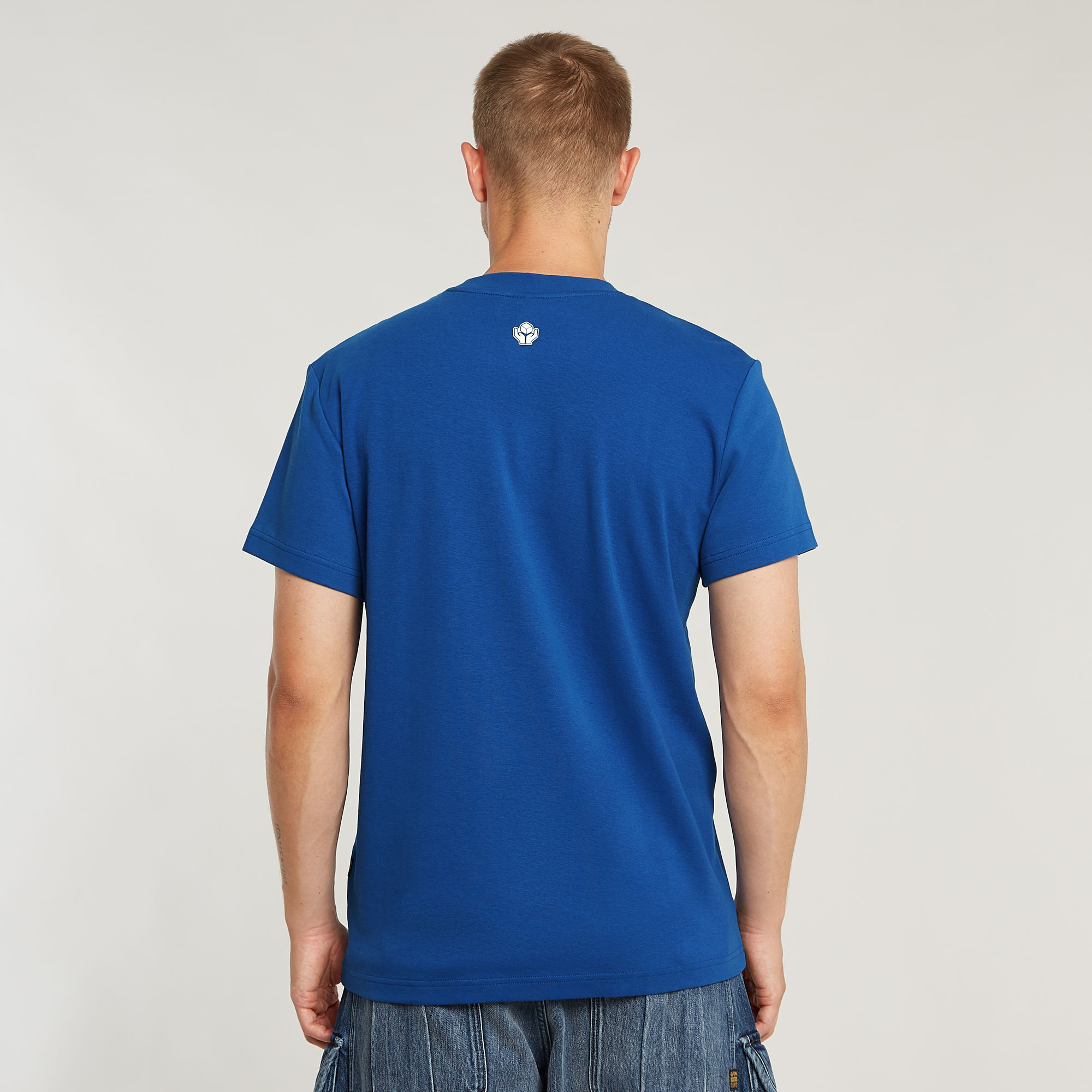 G-Star RAW Small Symbols T-Shirt Midden blauw Heren
