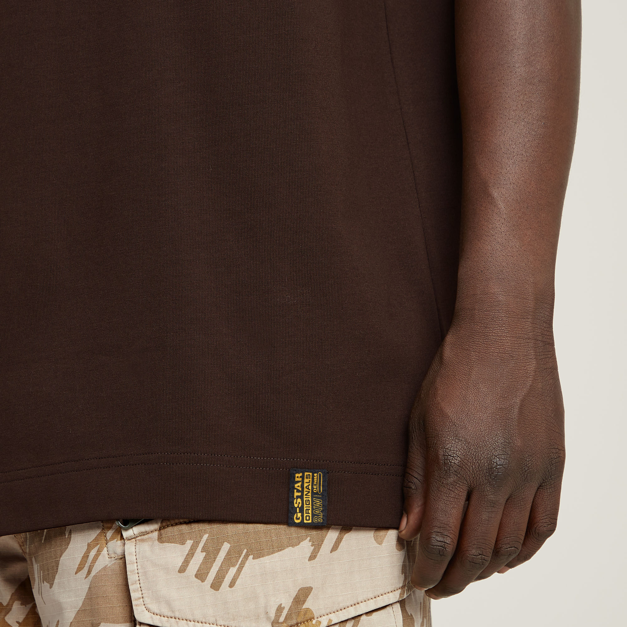 G-Star RAW Essential Loose T-Shirt Bruin Heren