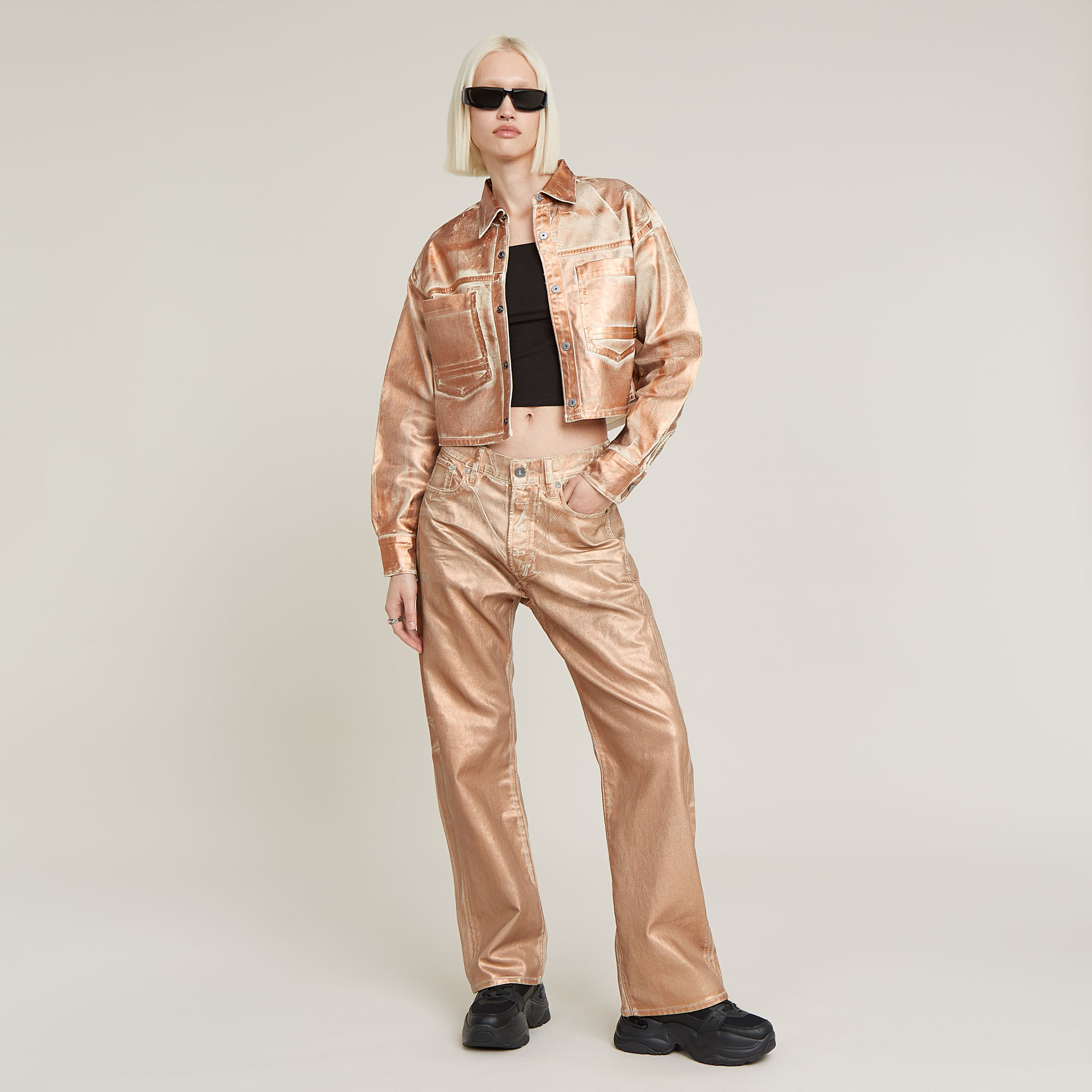 G-Star RAW Bowey 3D Boyfriend Jeans Roze Dames