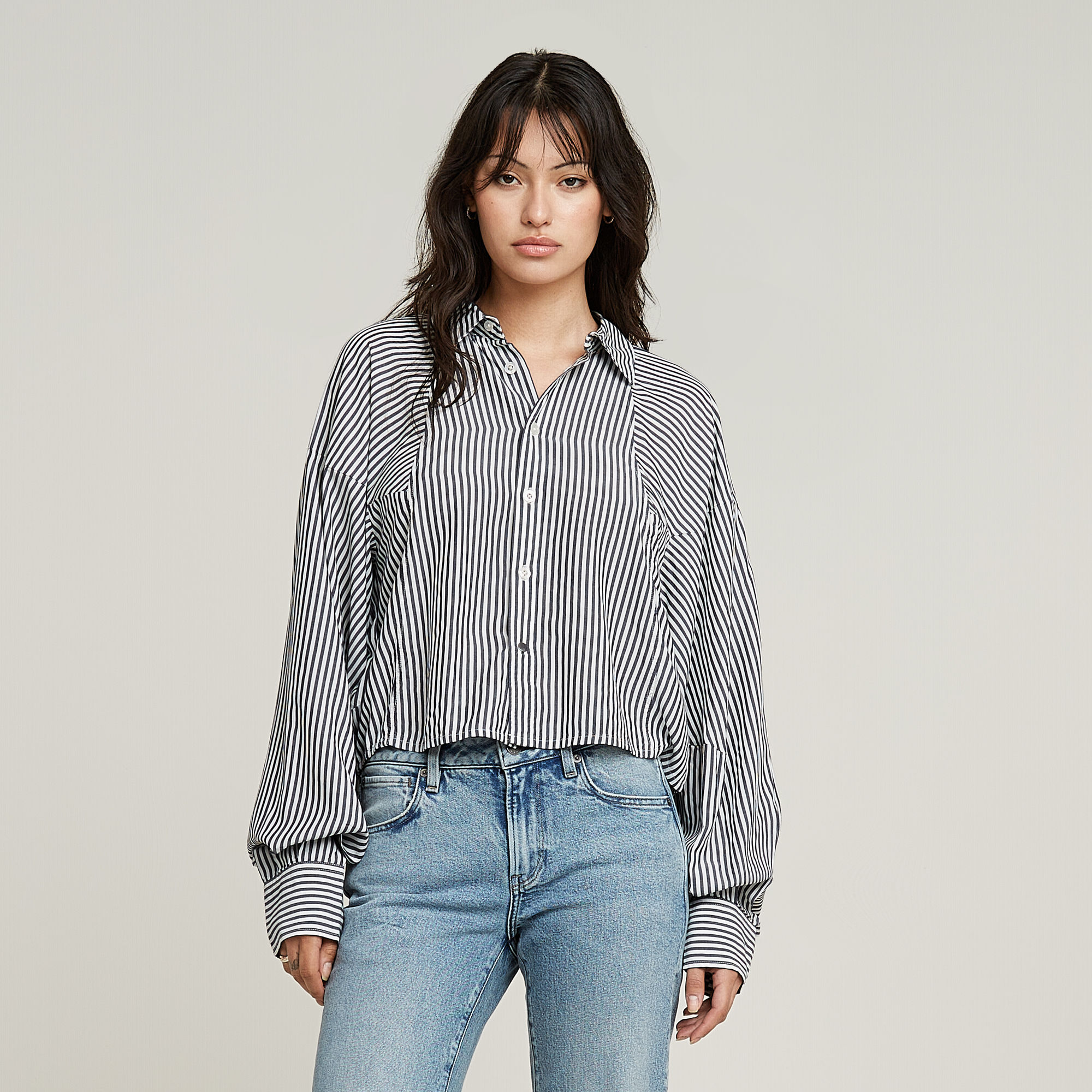 

Macro Balloon Shirt - Multi color - Women