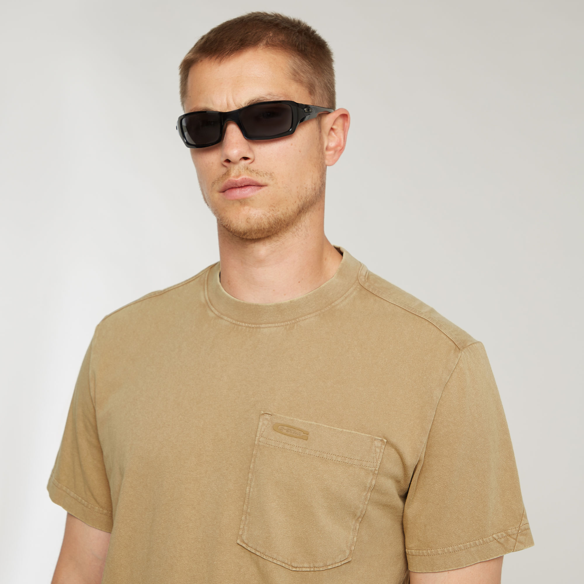 G-Star RAW Washed Pocket T-Shirt Beige Heren