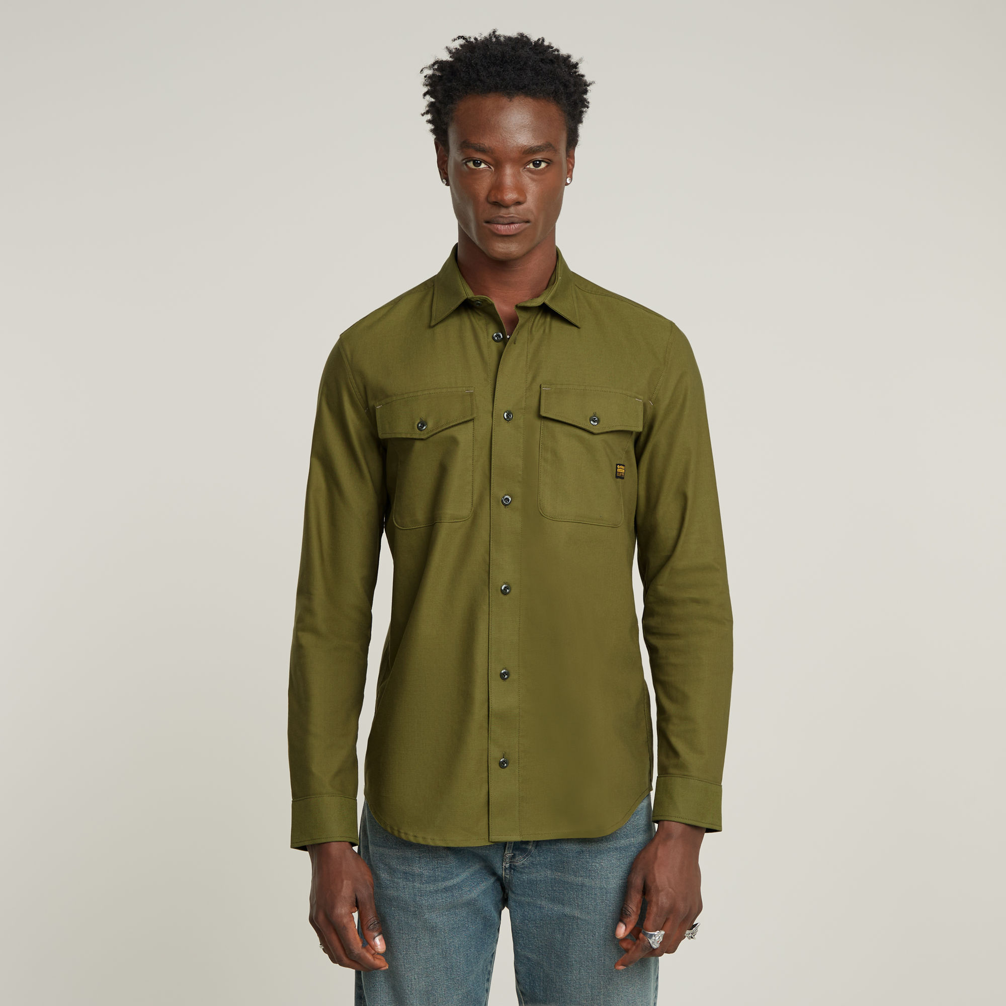 

Marine Slim Shirt - Meerkleurig - Heren