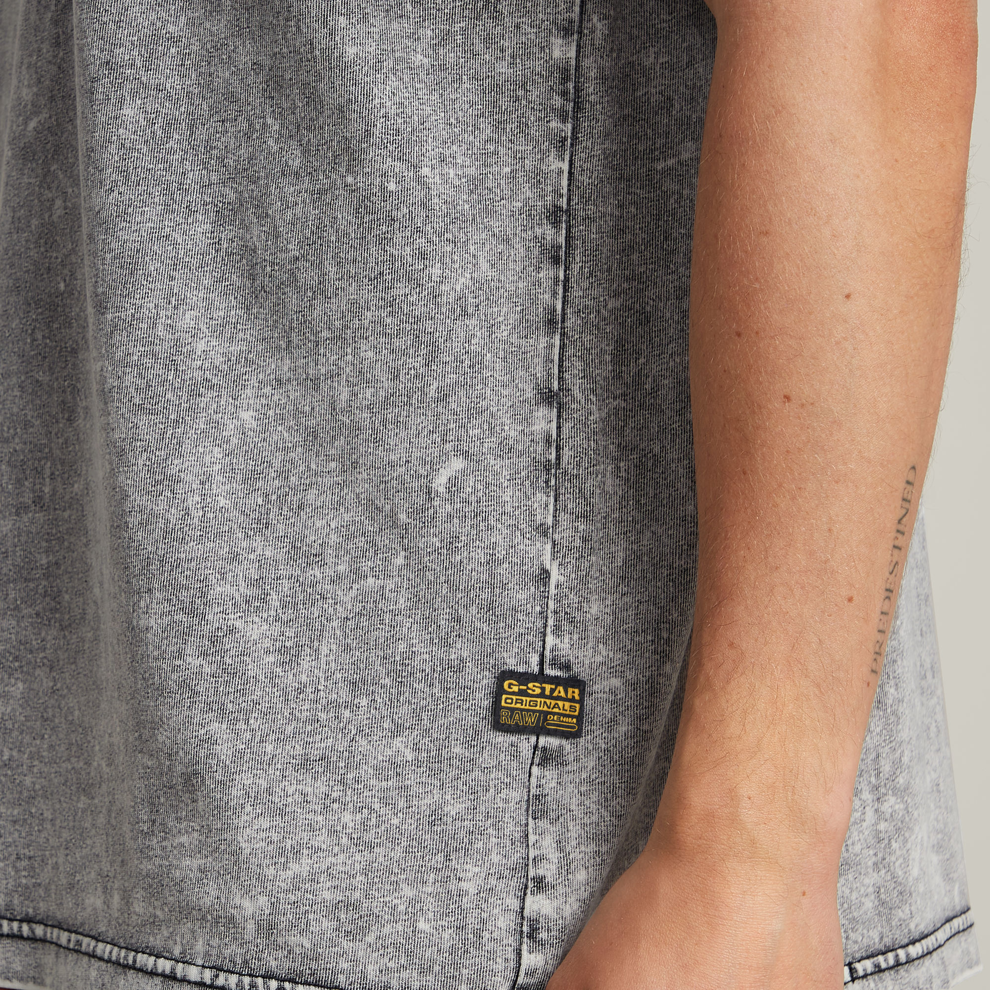 G-Star RAW Washed Loose T-Shirt Zwart Heren