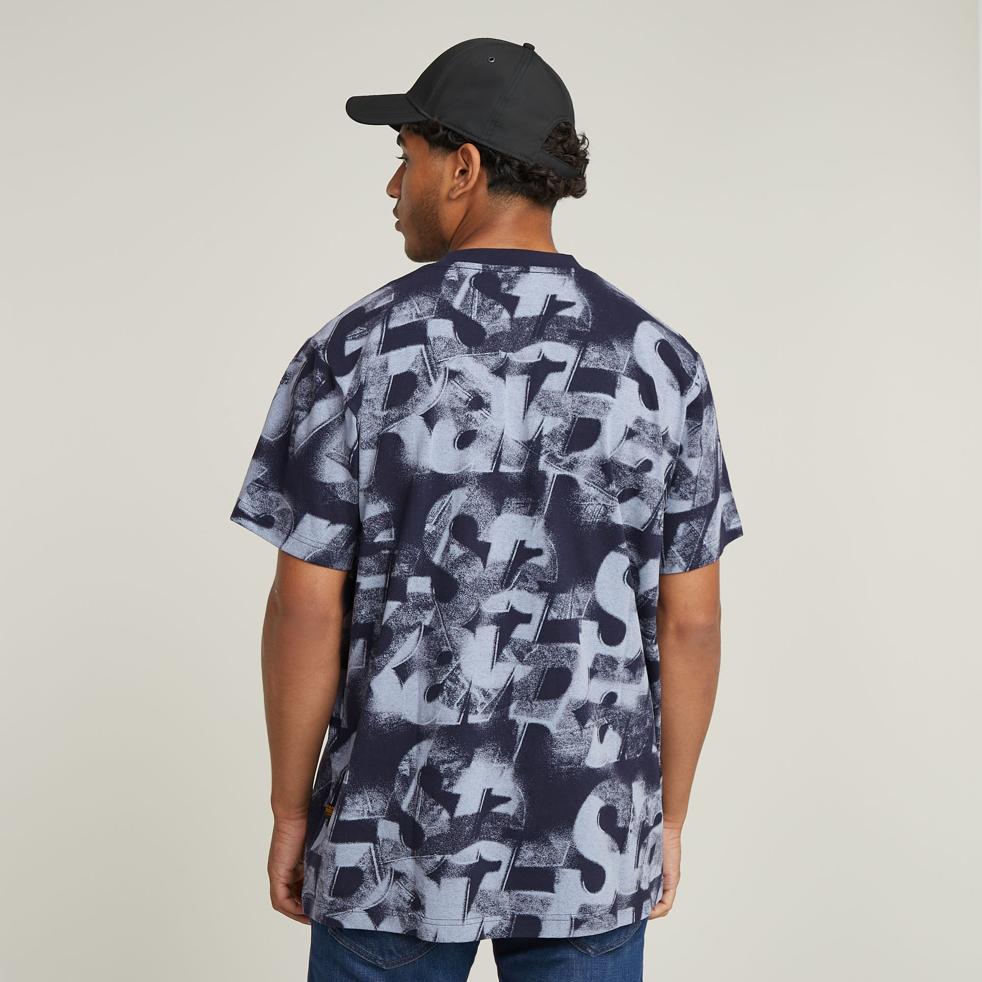 G-Star RAW Sprayed Letters Loose T-Shirt Meerkleurig Heren