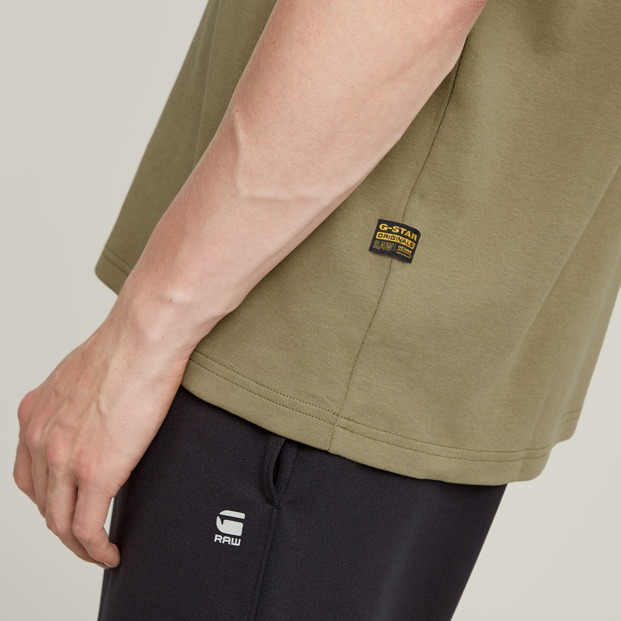 G-Star RAW G-Script T-Shirt Groen Heren