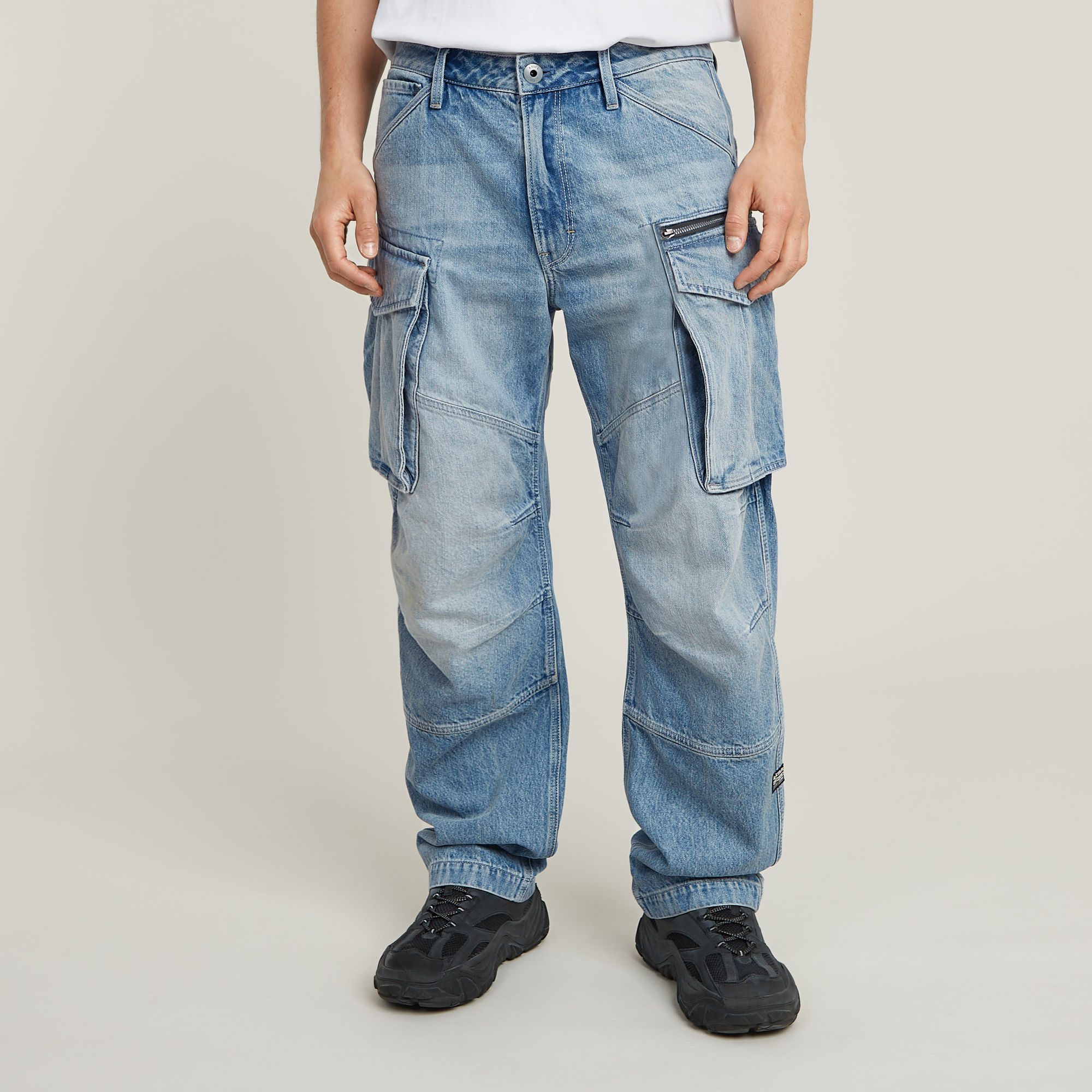 

Rovic 3D Loose Denim Jeans - Light blue - Men