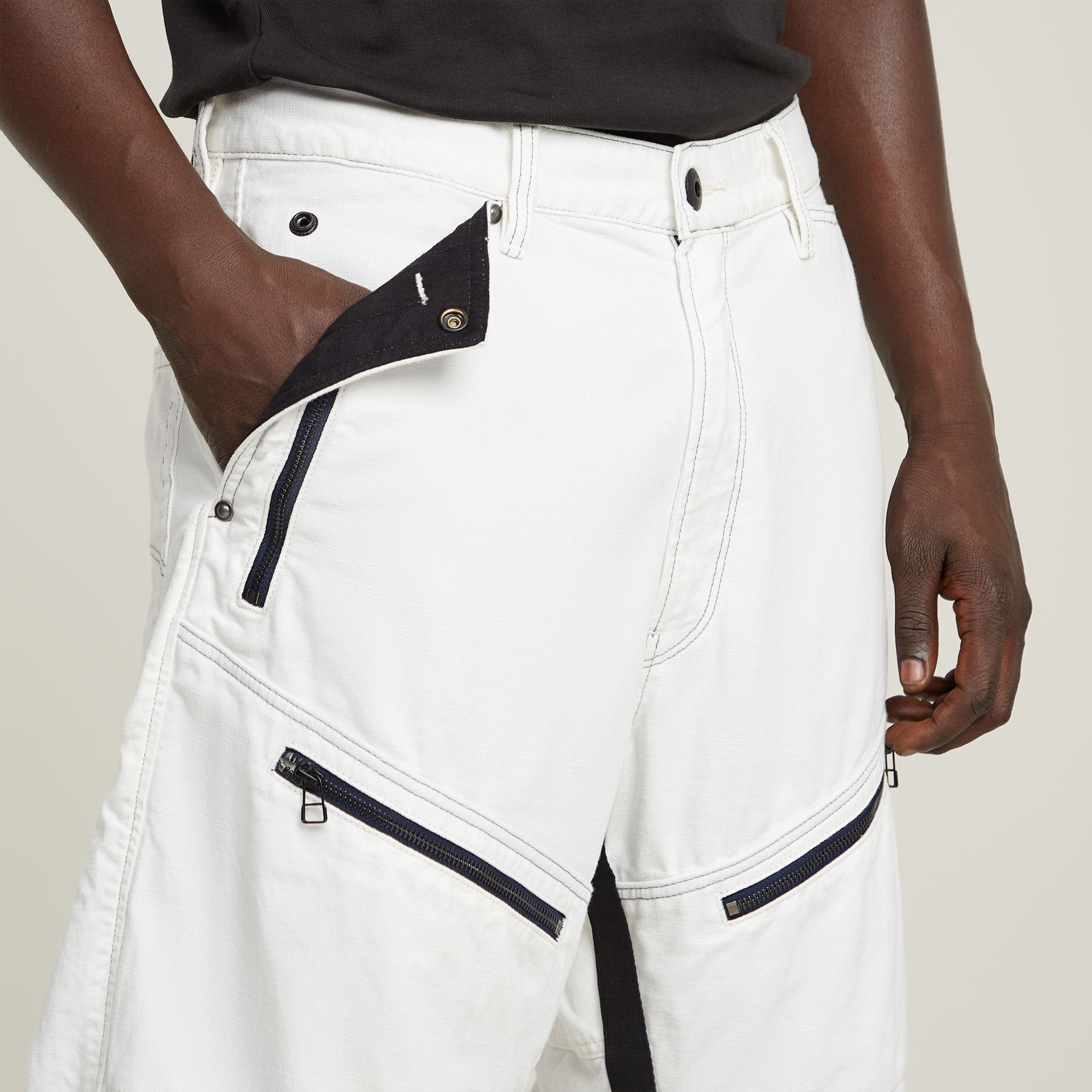 G-Star RAW Parachute 3D Broek Wit Heren