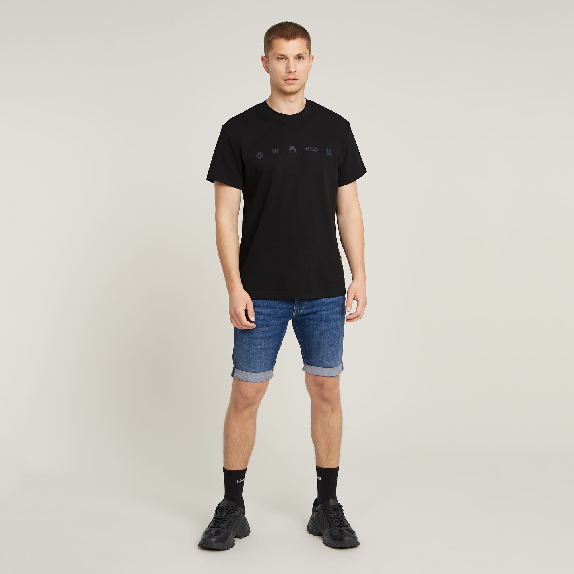 G-Star RAW Small Symbols T-Shirt Zwart Heren