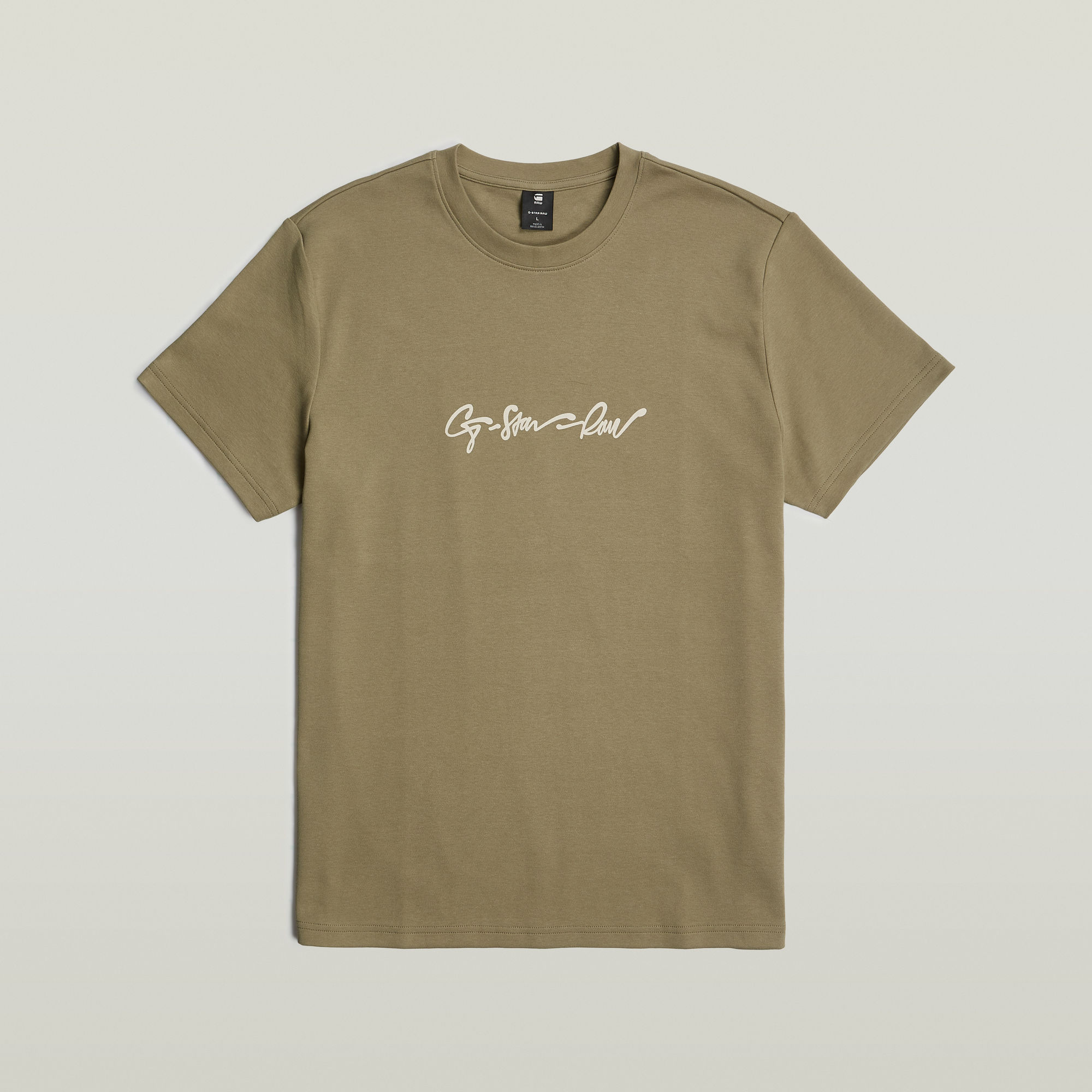 G-Star RAW G-Script T-Shirt Groen Heren