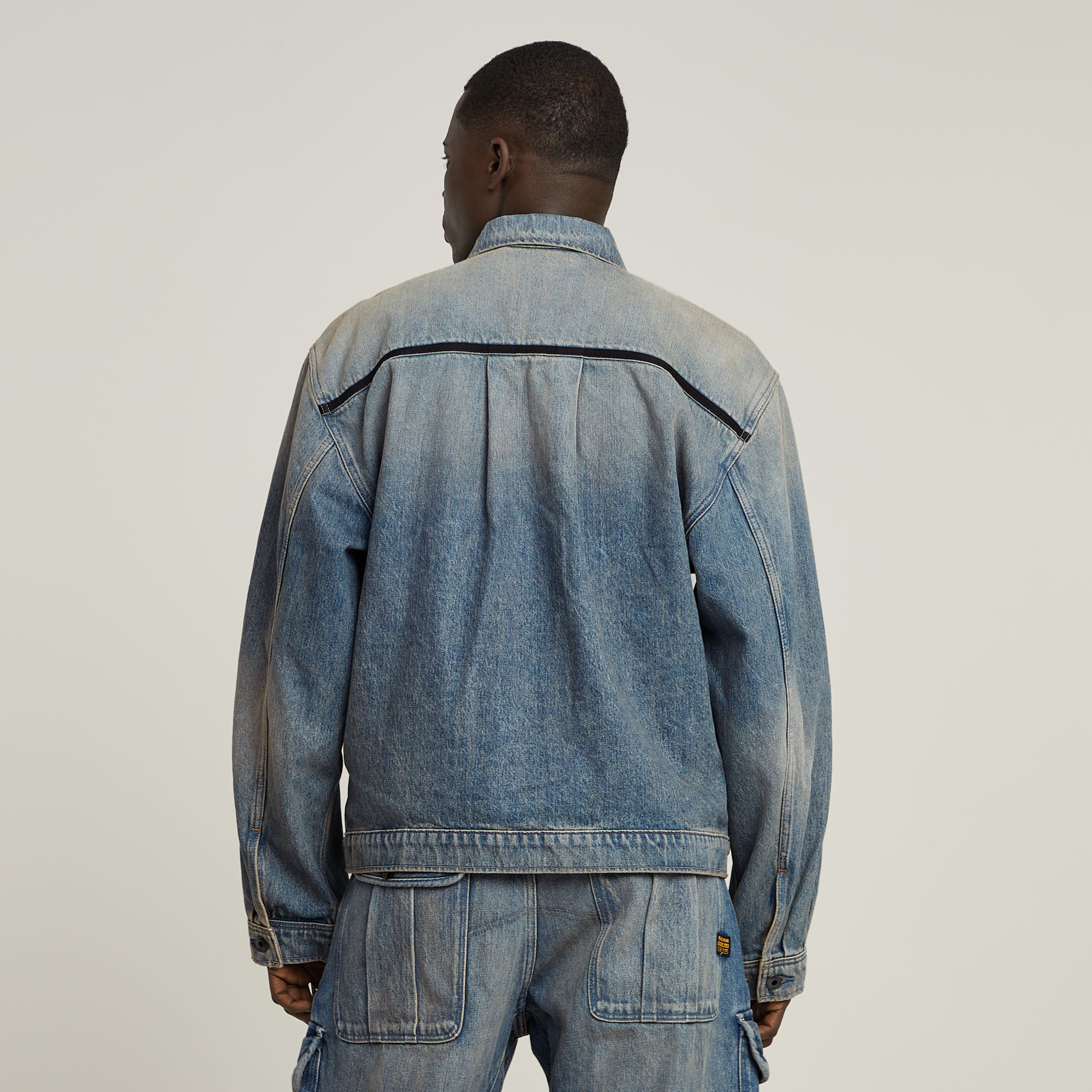 G-Star RAW Coach Zip Jack Lichtblauw Heren