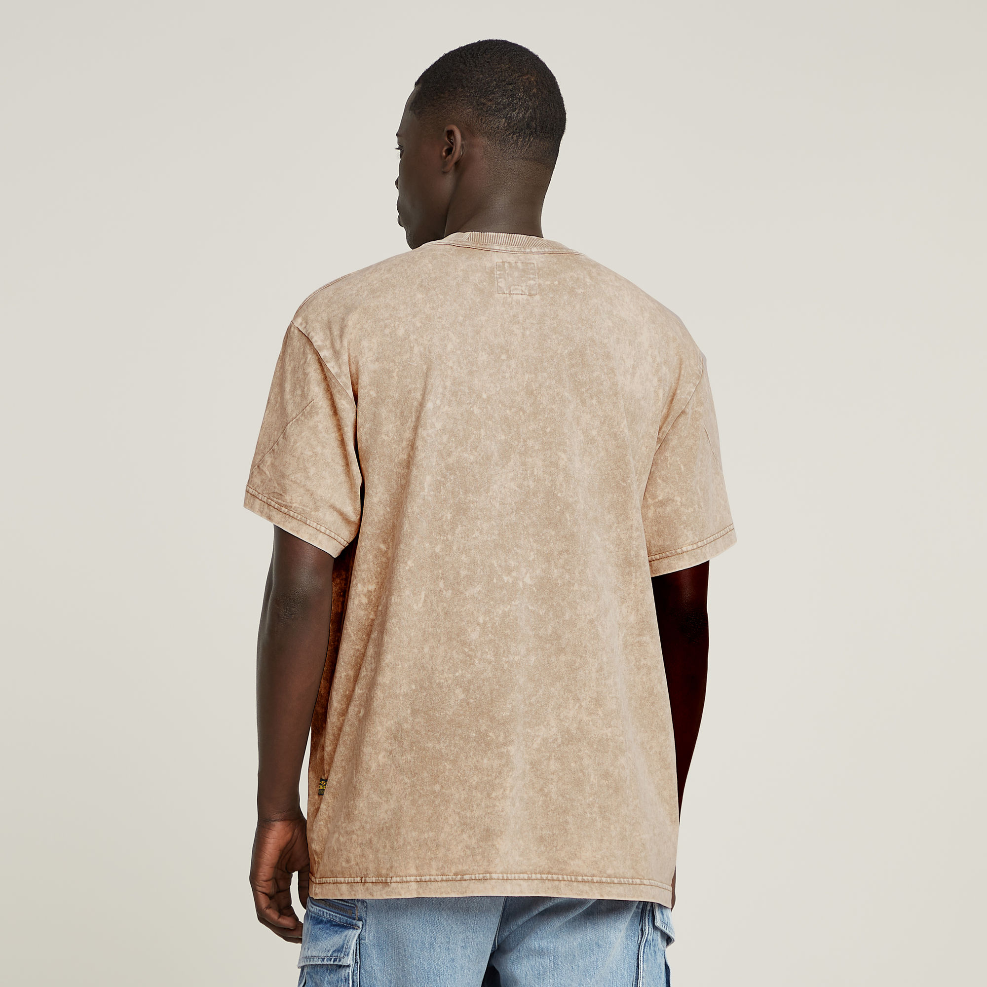 G-Star RAW Washed Loose T-Shirt Beige Heren
