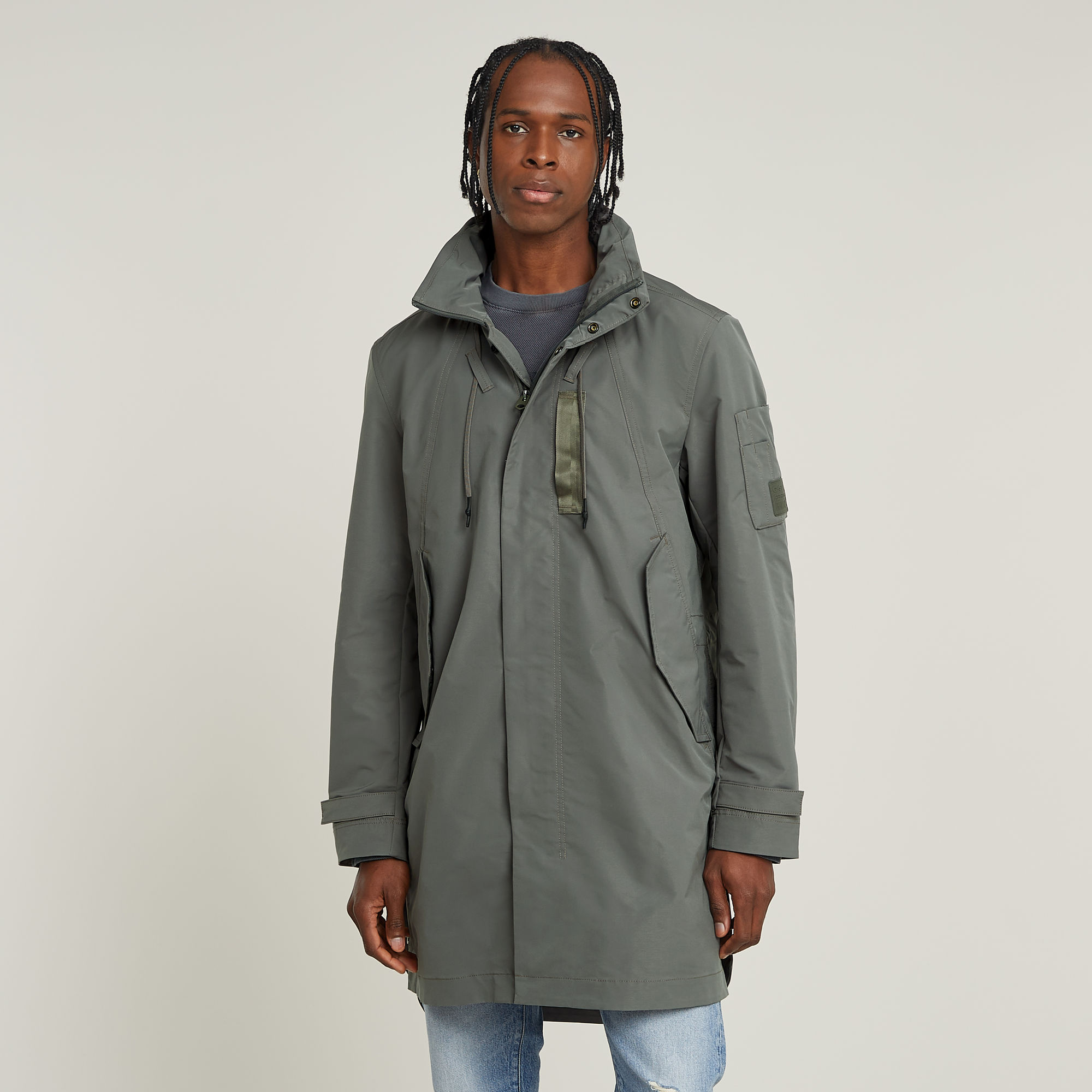 

Tech Unpadded Coat - Grey - Men