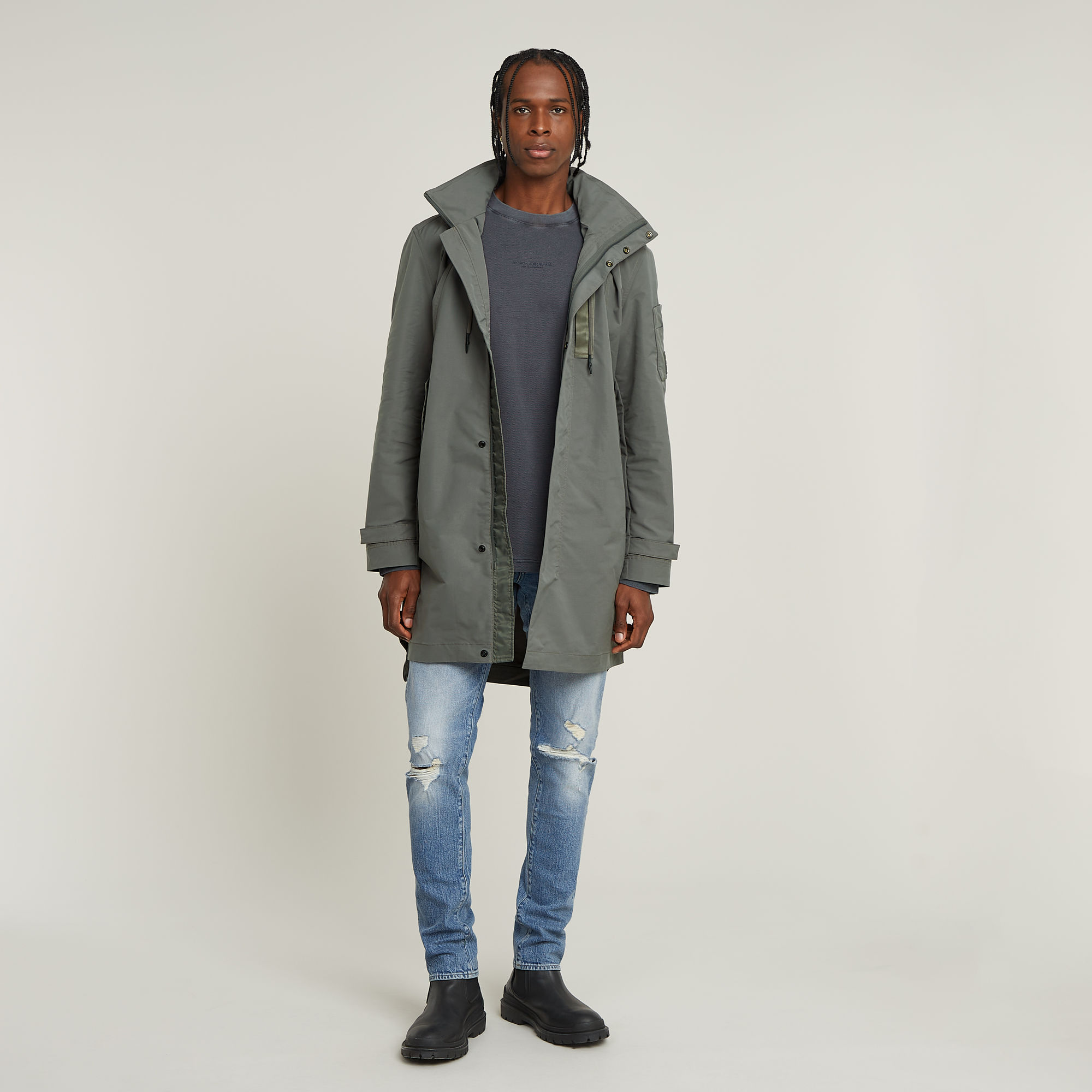 G-Star RAW Tech Jack Unpadded Grijs Heren